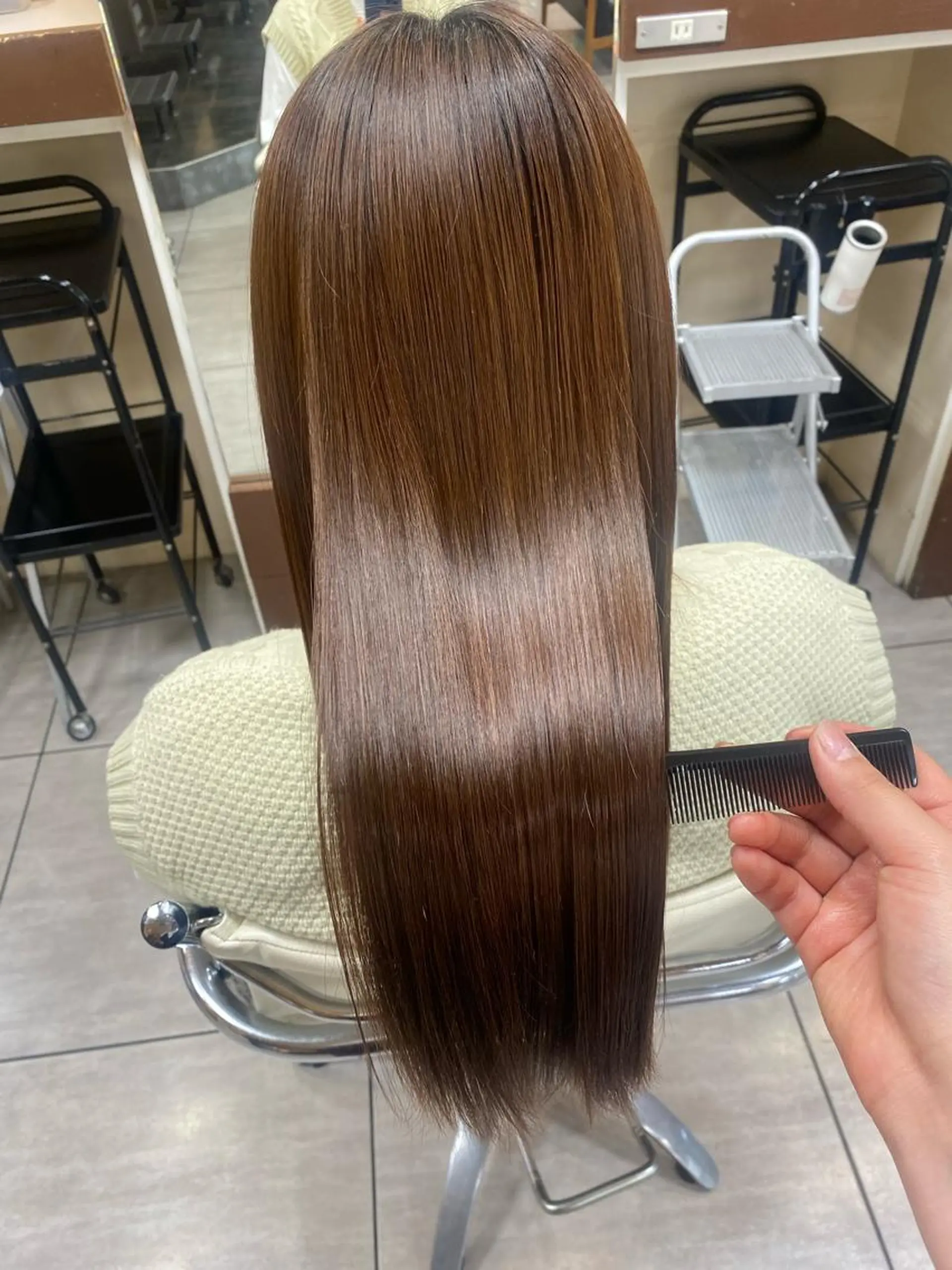 ロング カラー パーマ ヘアアレンジ ネイル マツエク・マツパ 川上 麻梨阿のヘアスタイル