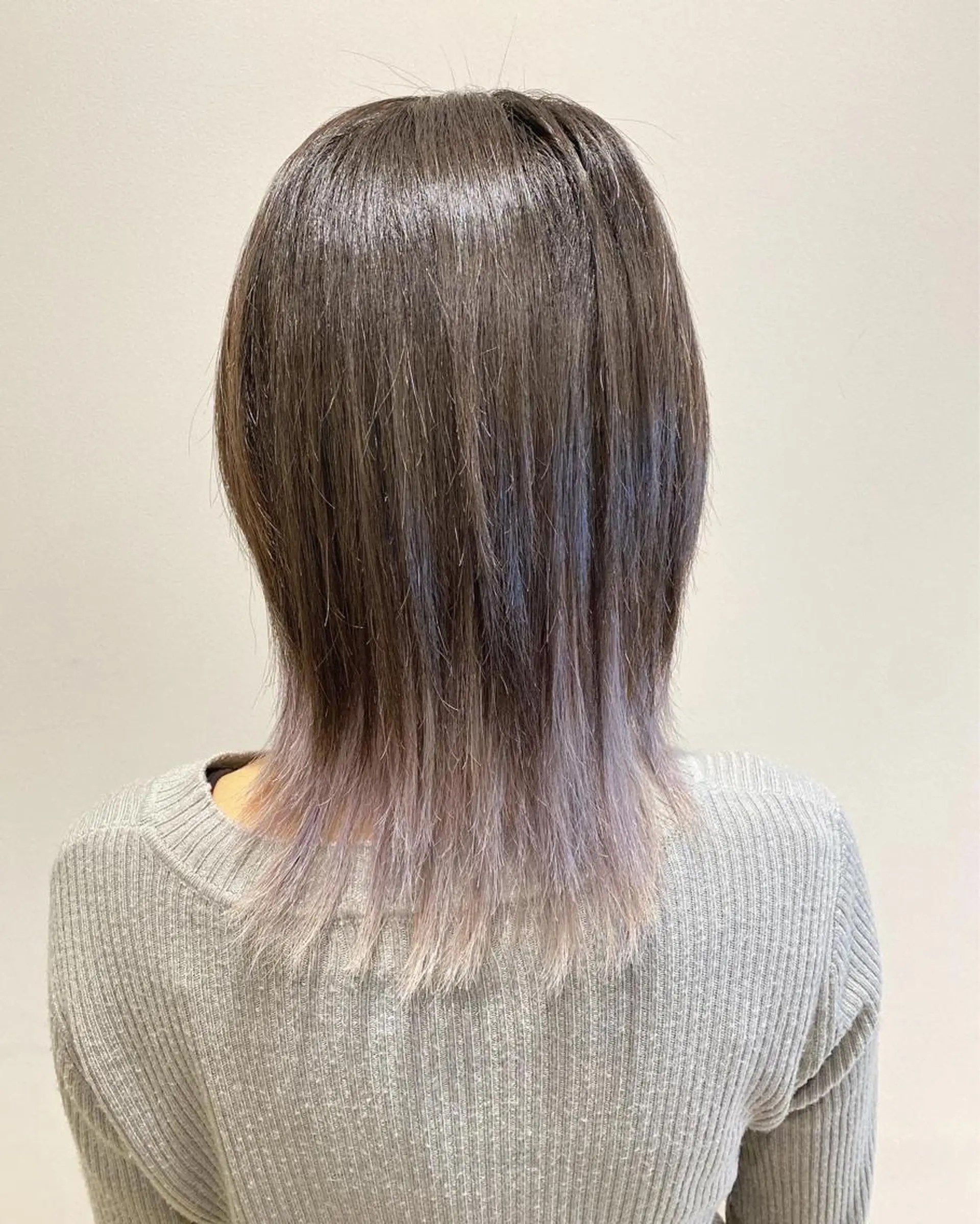 ミディアム カラー ブリーチ ラベンダーカラー カット ヘアカラー トリートメント 艶髪🌿美髪 大塚礼乃【西荻窪】のヘアスタイル