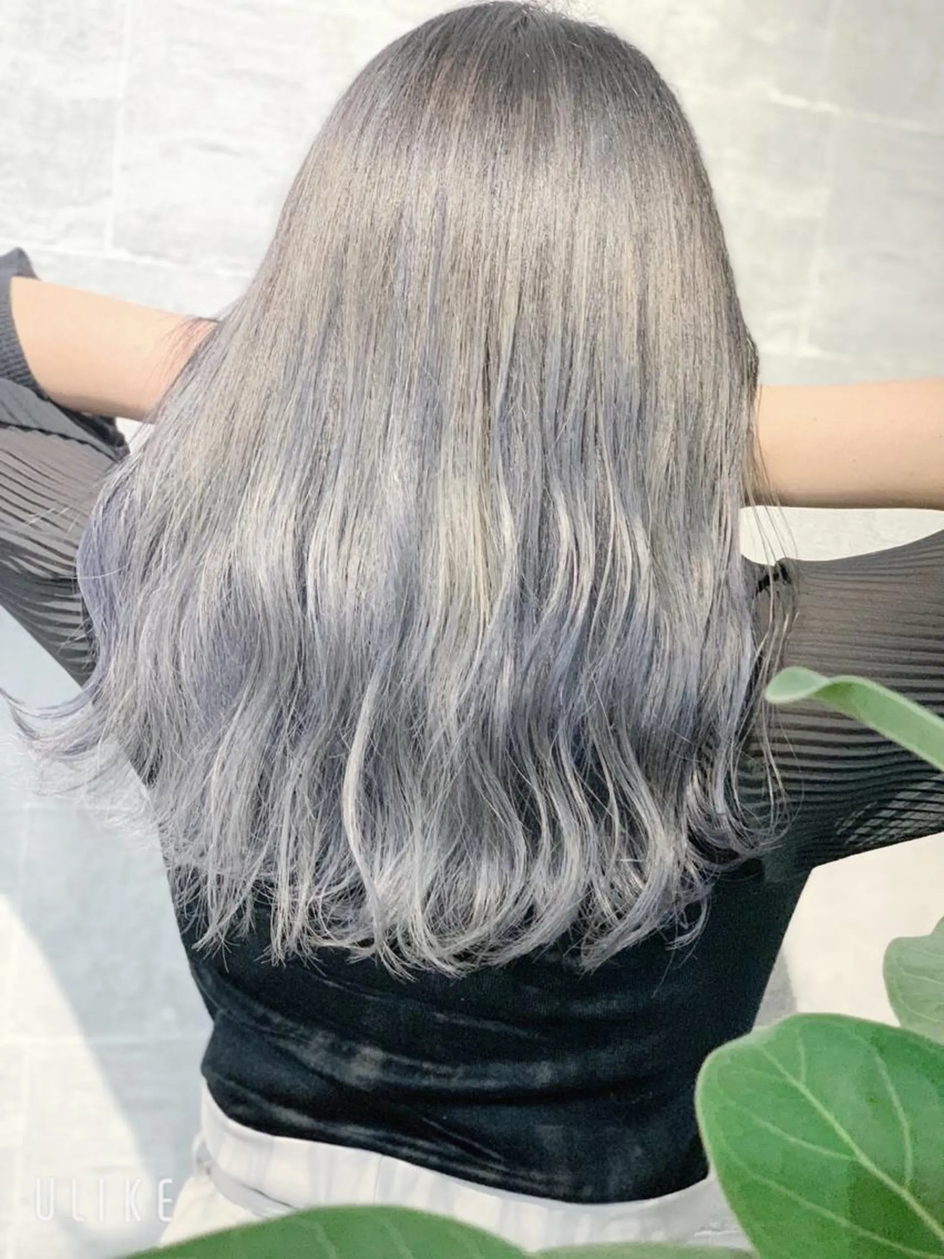 ロング メンズスタイル バレイヤージュ　齋藤のヘアスタイル