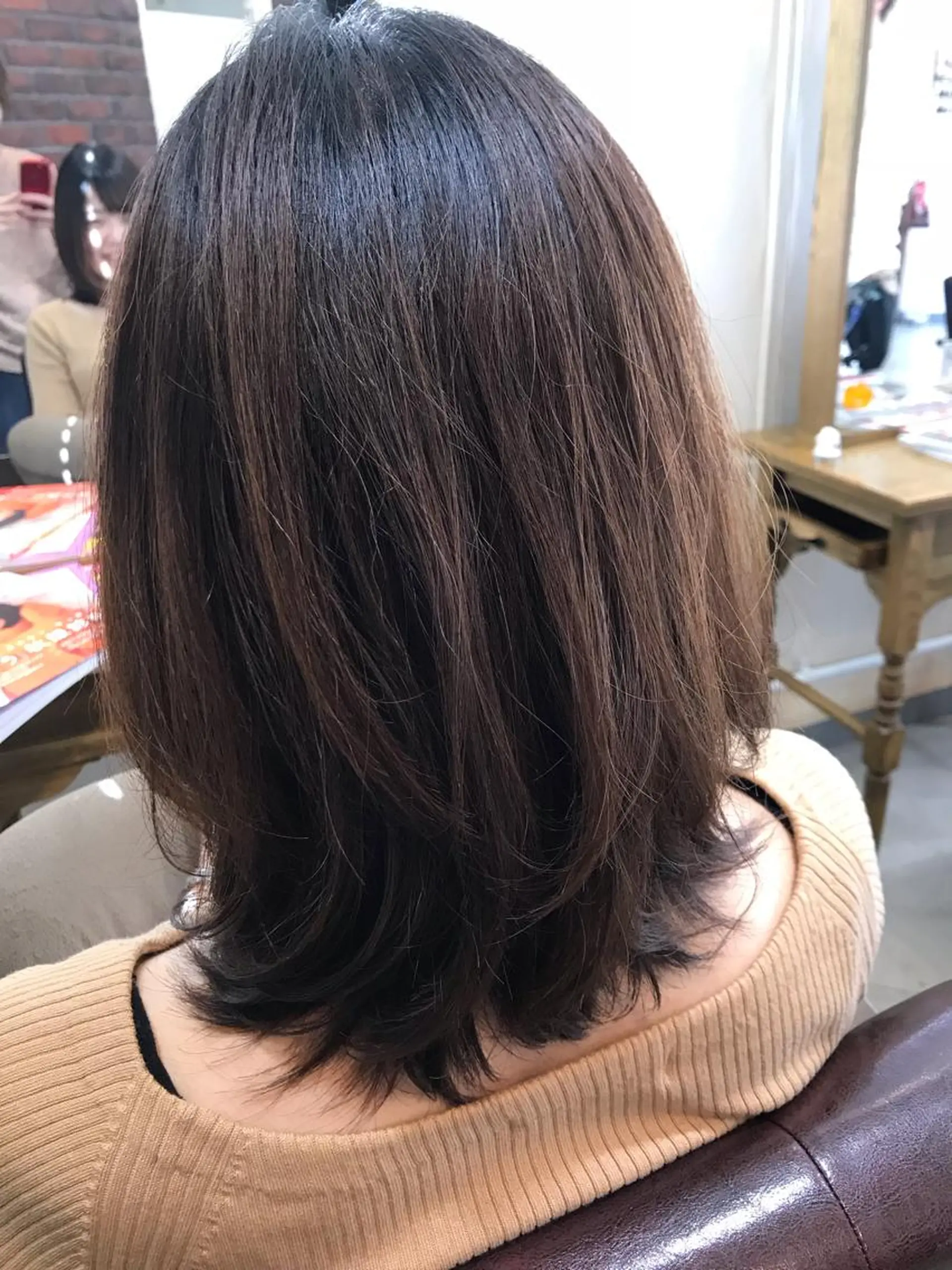 ミディアム カラー ボブレイヤー ボブ レイヤーカット Orange hair salon所属・ショート特化⭐️浅田 大輝Orangeのヘアスタイル