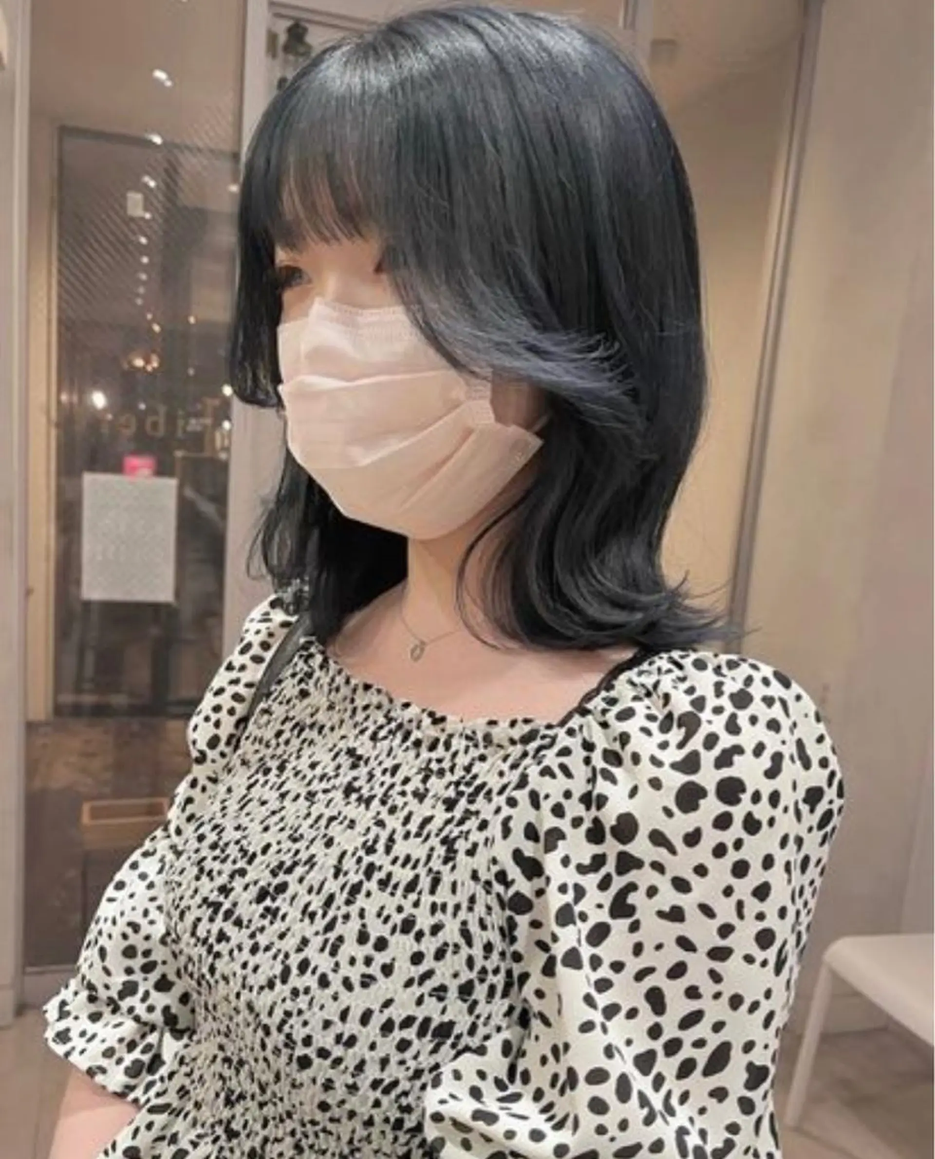 ミディアム カラー nakahara madokaのヘアスタイル