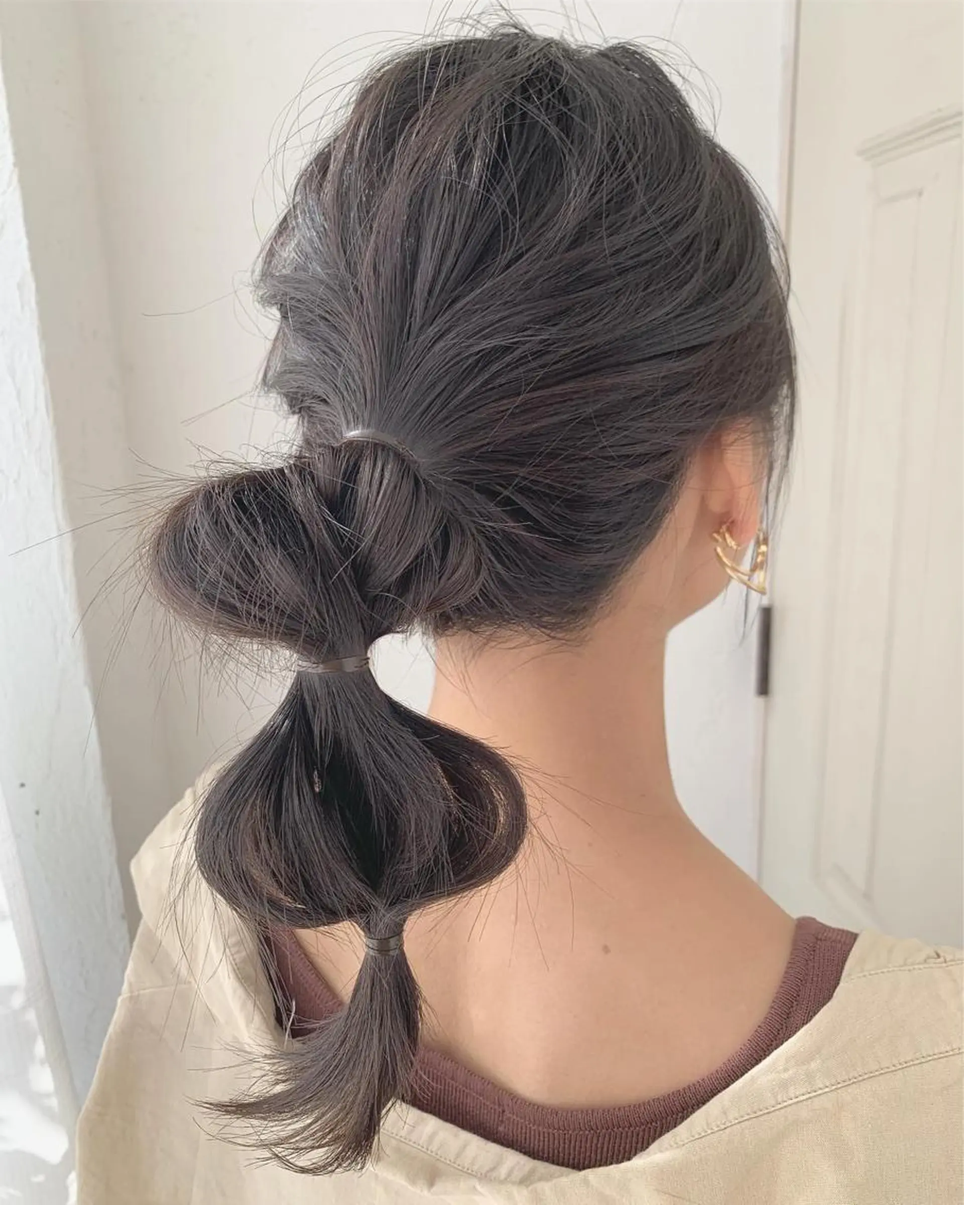 セミロング カラー カット ヘアカラー fio マナミのヘアスタイル