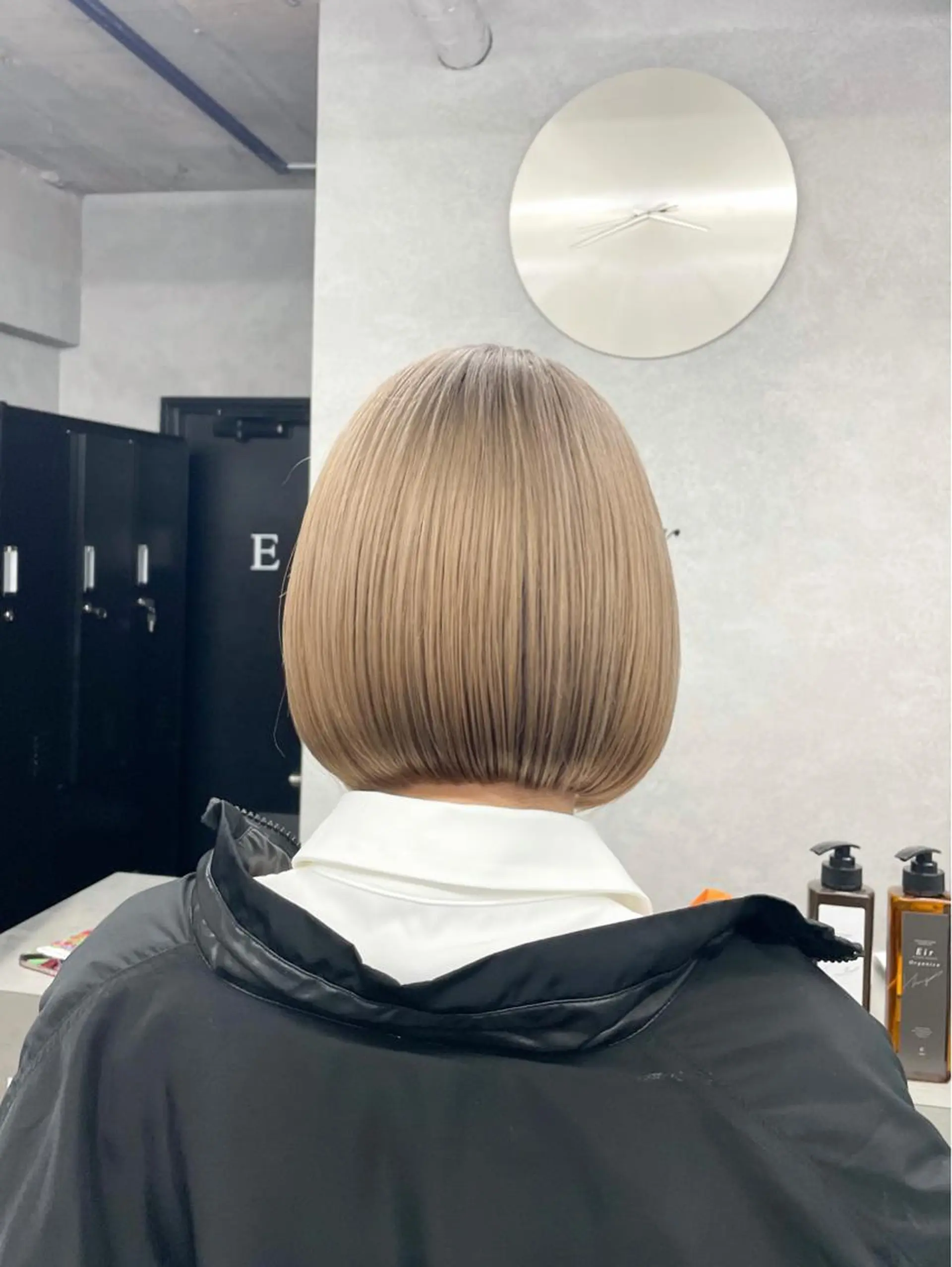 ショート カラー パーマ ヘアアレンジ メンズ キッズ ベージュカラー ボブ 大人スタイル 太田のヘアスタイル