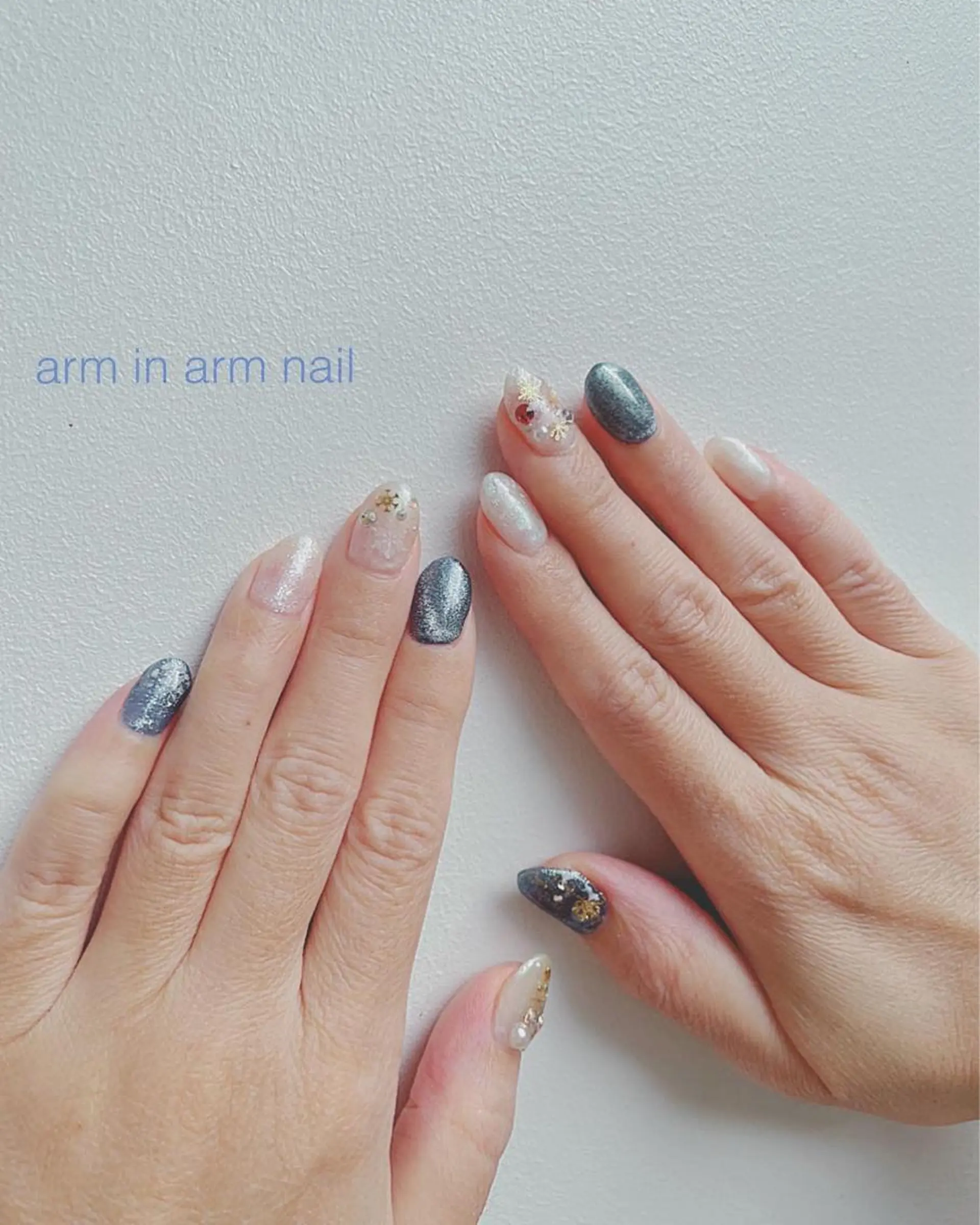 ネイル arm in arm ︎✿Yamamotoのマツエク・マツパデザイン