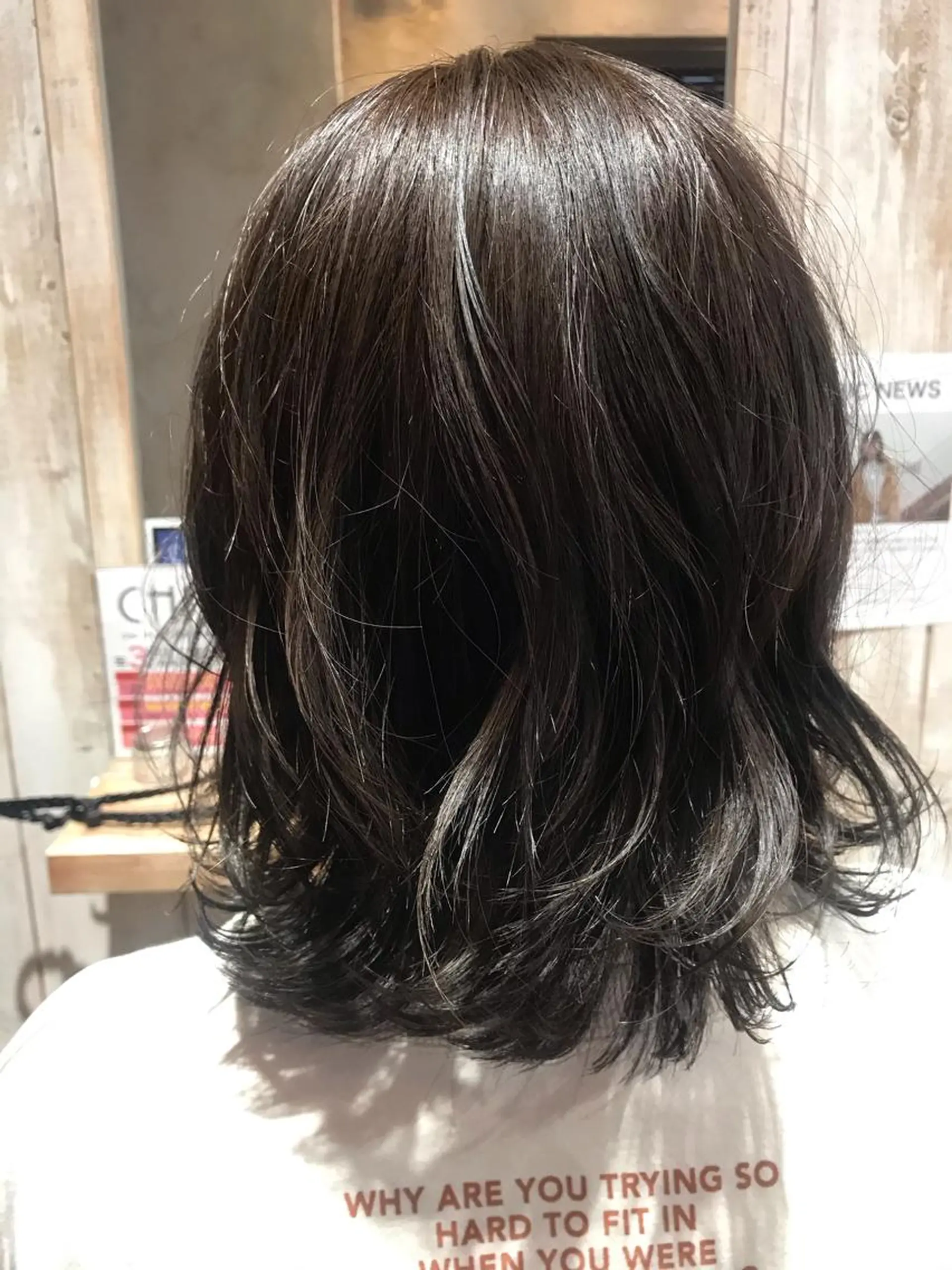 ミディアム カット ヘアカラー トリートメント ヘアセット channel 大澤俊文のヘアスタイル