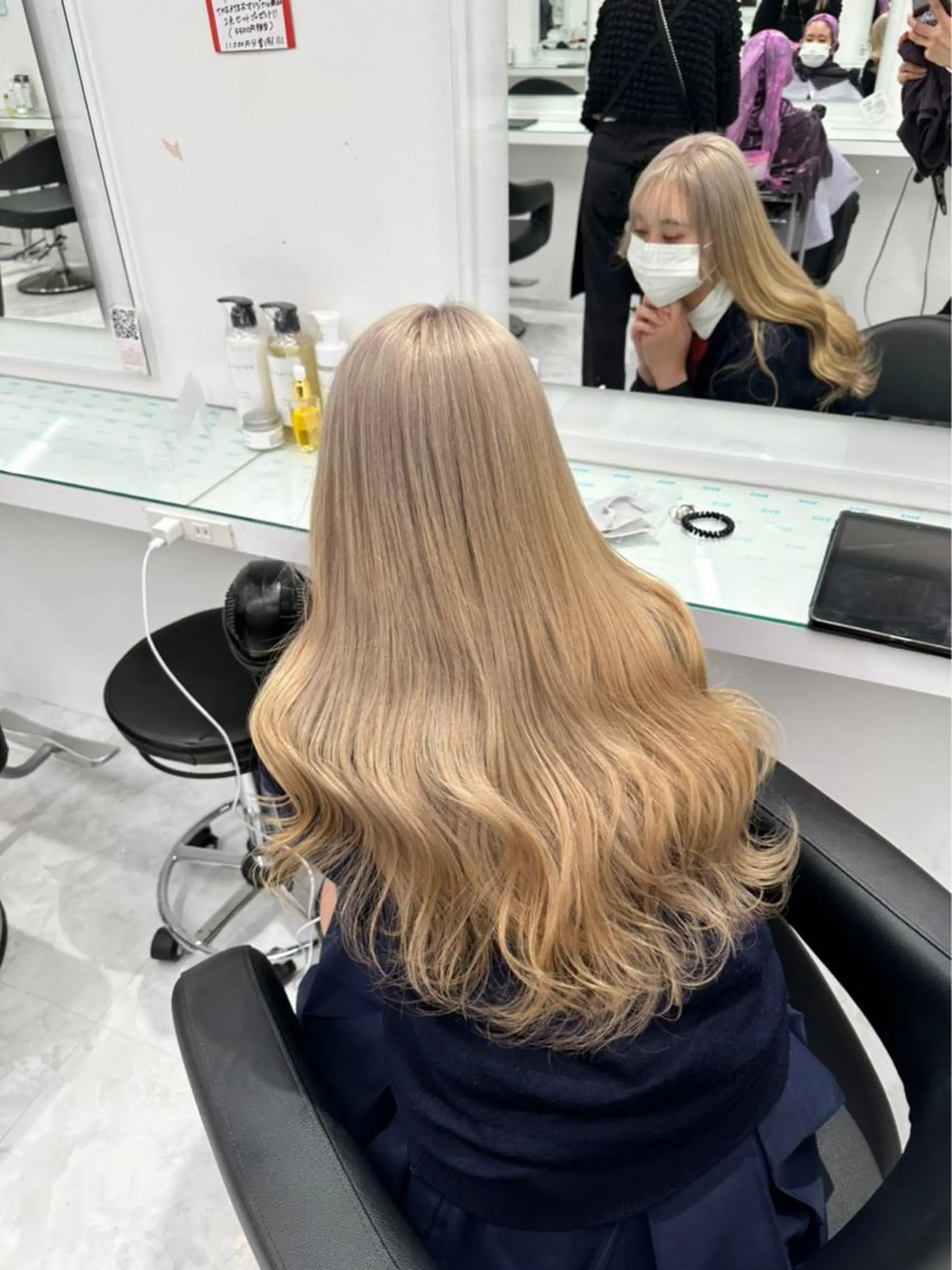 ロング カラー 💖ミルクティー💖 あかり💖のヘアスタイル