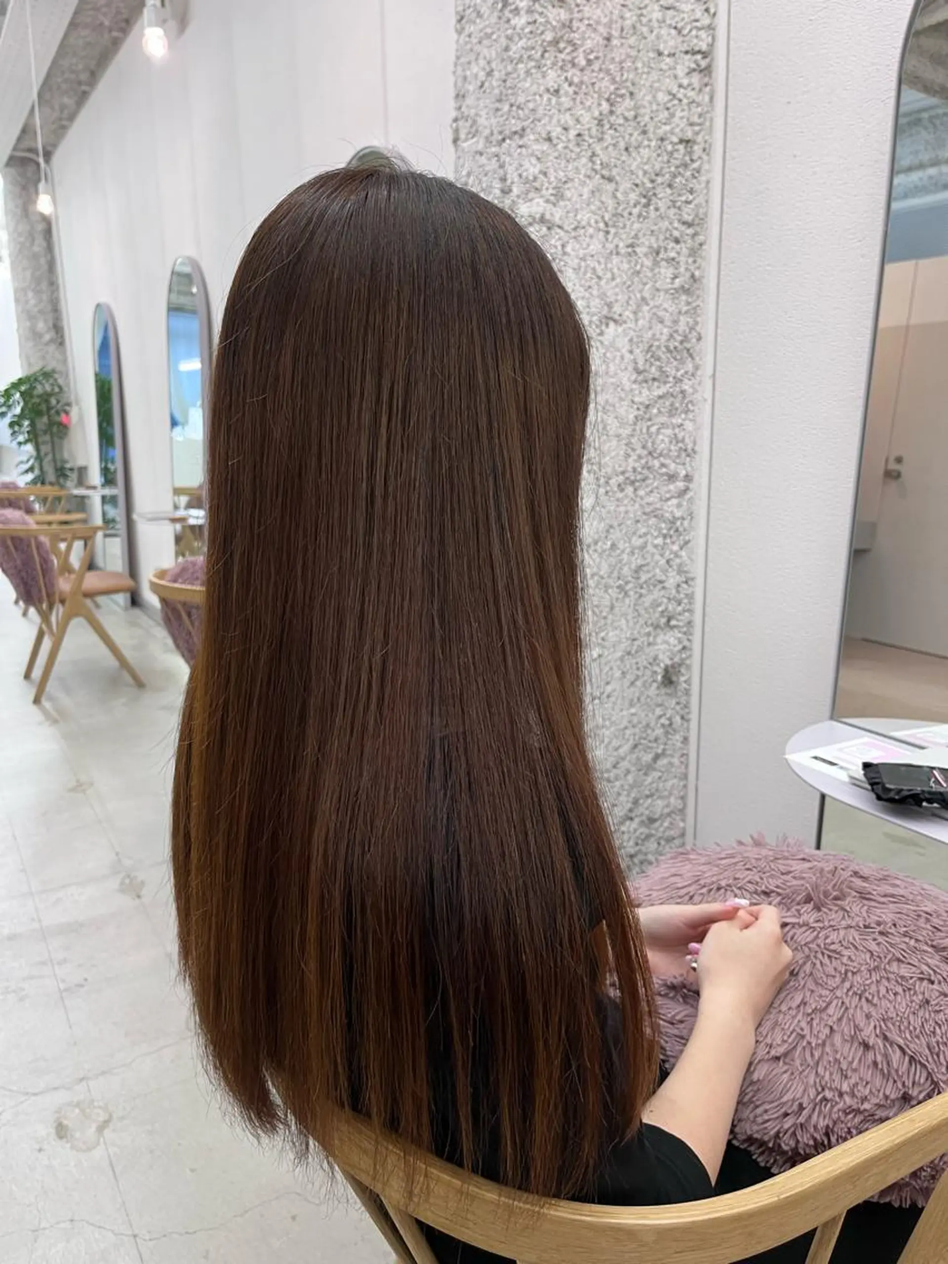 ロング 暖色カラー／ ヘアセット🌛櫻井舞のヘアスタイル