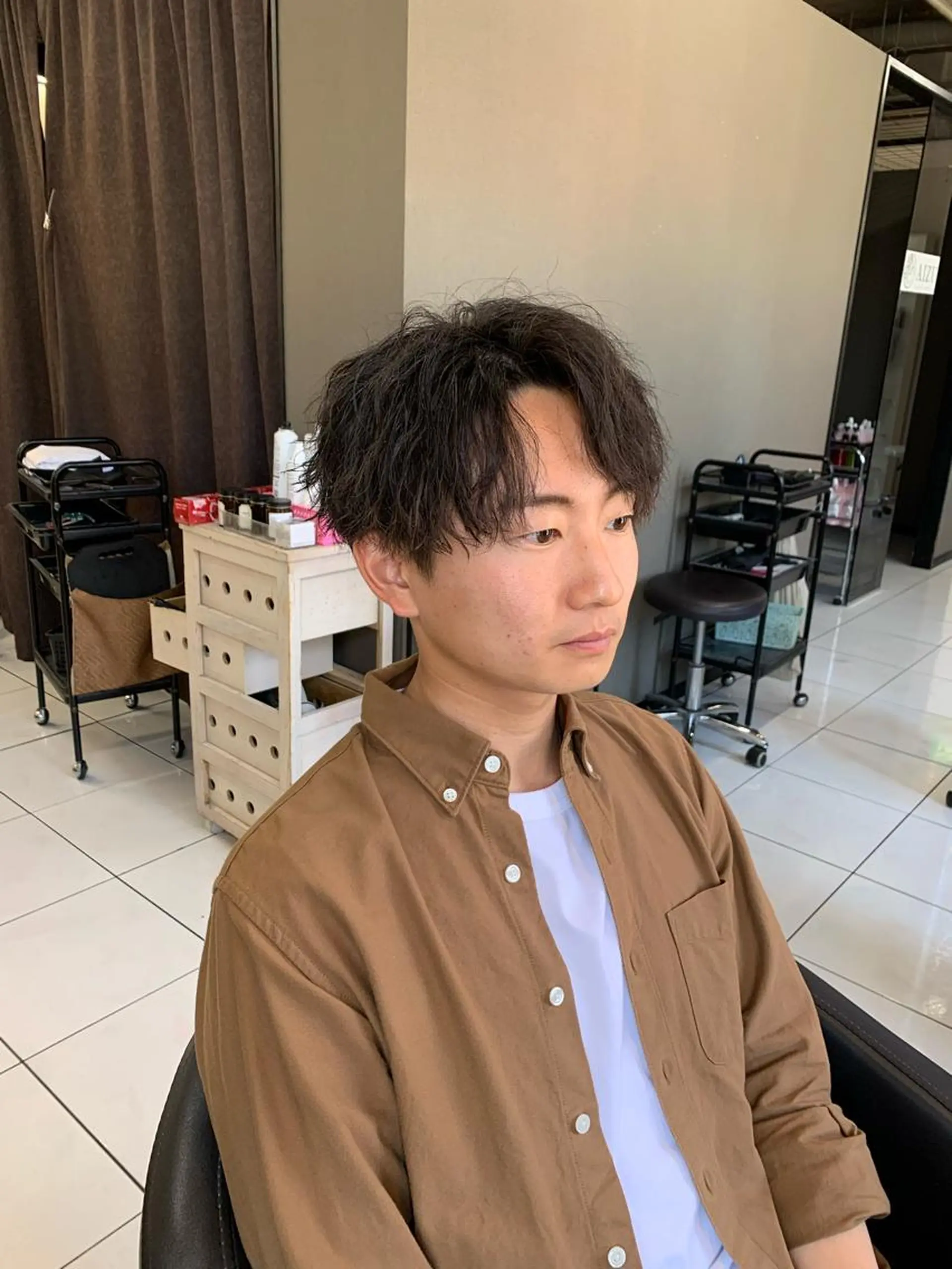 ショート カット パーマ 🔥メンズ特化🔥 佐藤桂崇のヘアスタイル