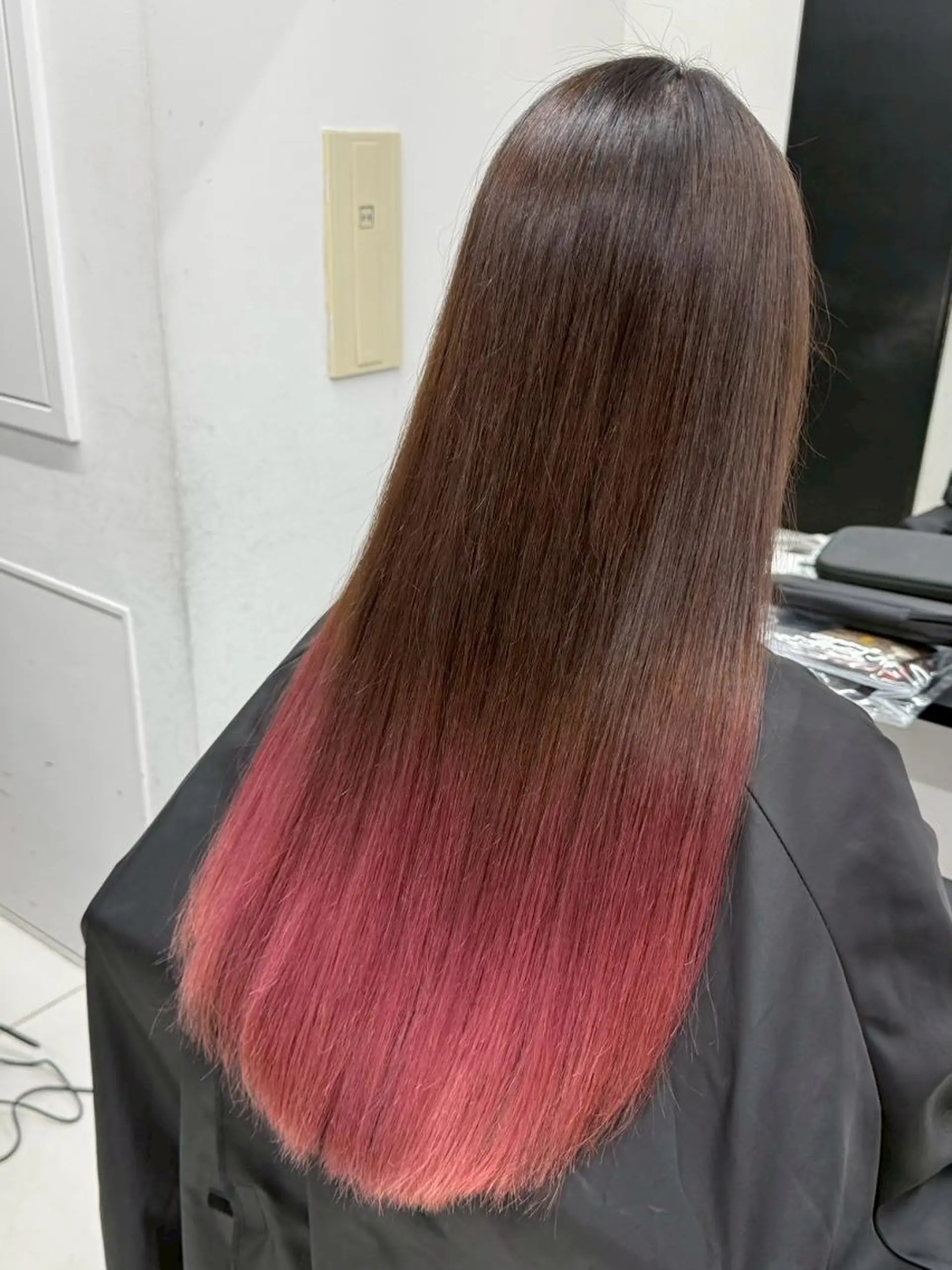 ロング カラー お団子ヘア ショートボブ アッシュ ミストバング ベージュカラー 【公式】amble luxe池袋東口🩷のヘアスタイル