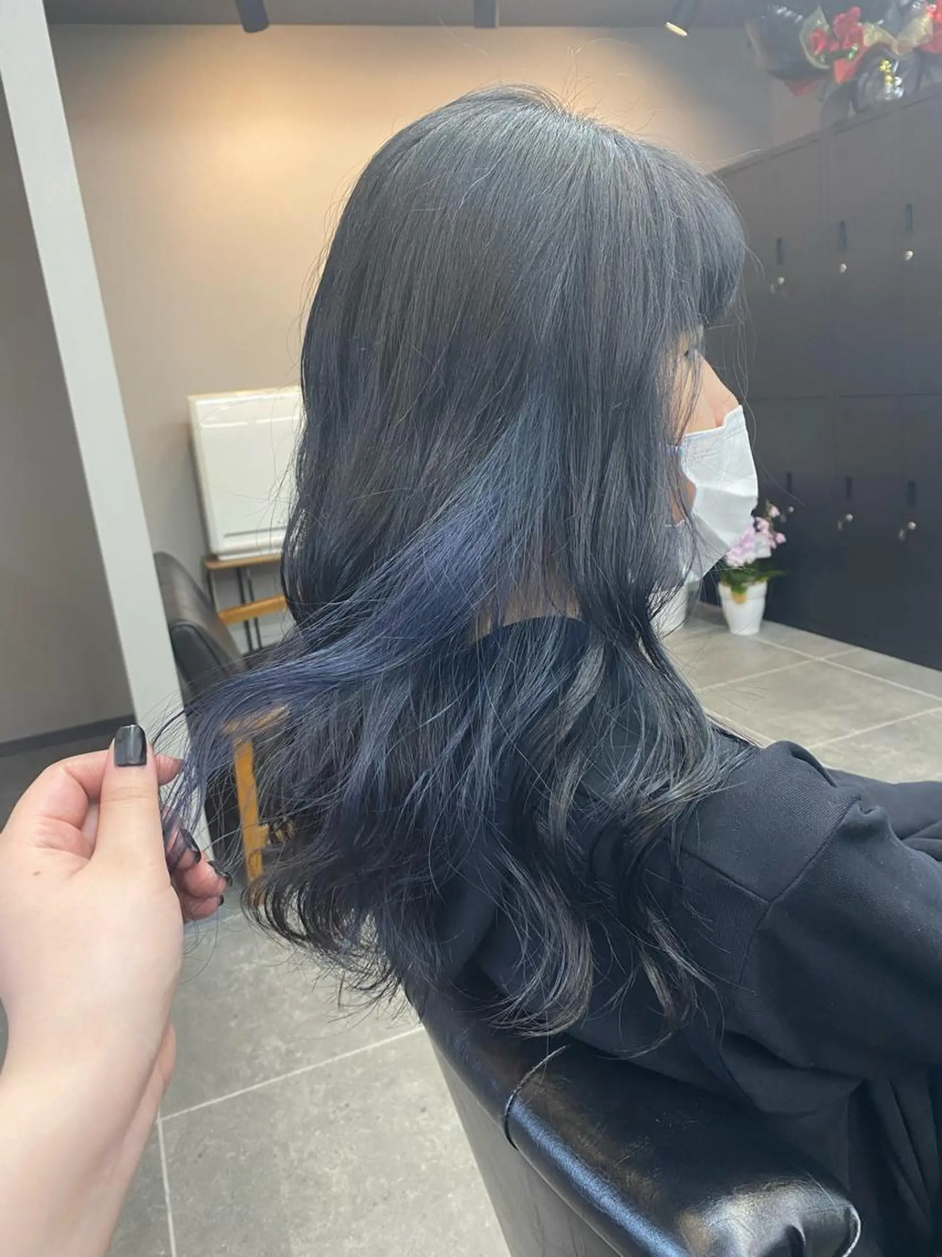 ロング maco 艶感ハイトーン🦋のヘアスタイル