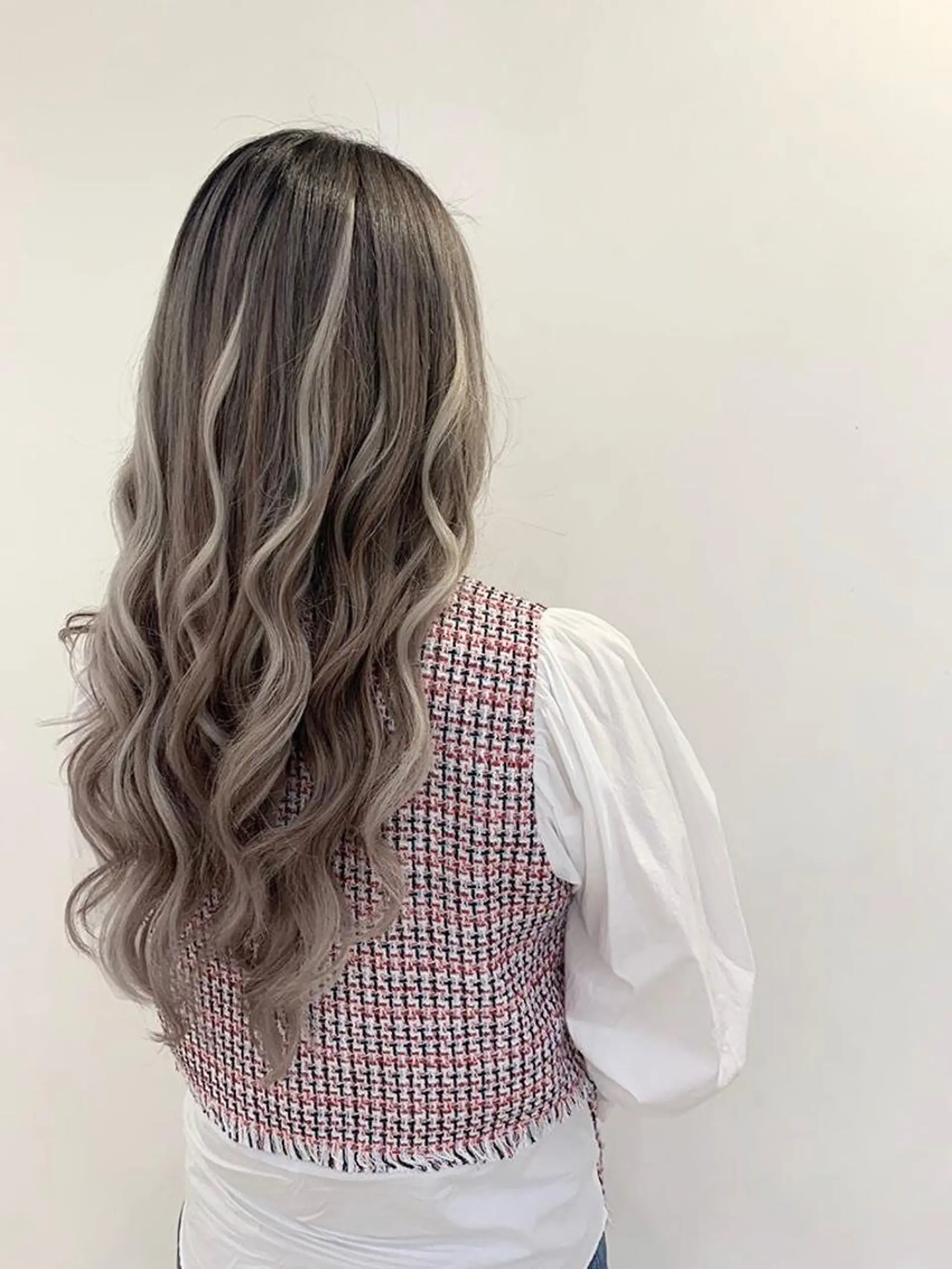 ロング カラー カット ヘアカラー エクステ シールエクステ×美髪 改善/ヨシモトカンジのヘアスタイル