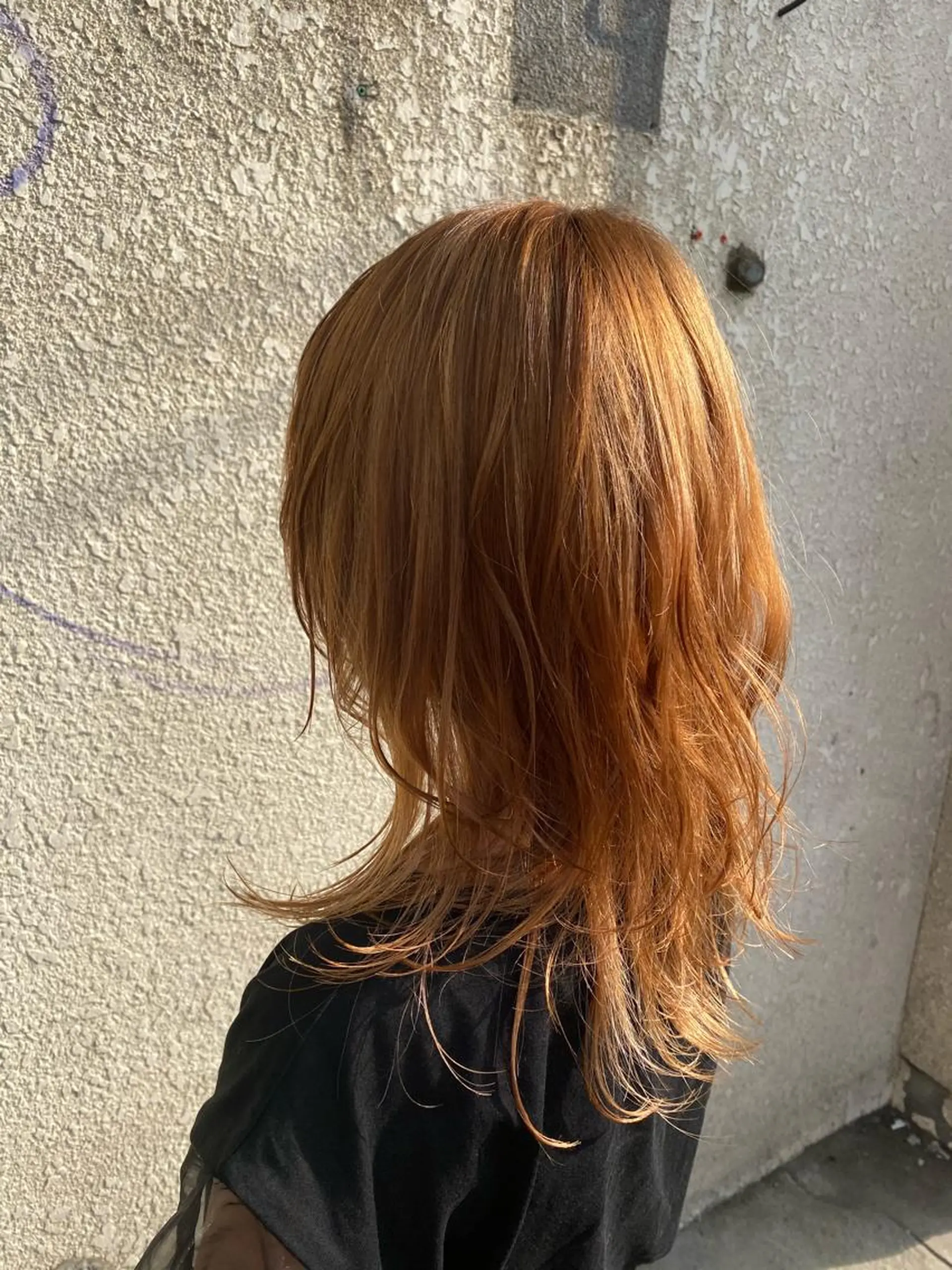 ロング レイヤーカット ウルフカット カット ヘアカラー 永沼 真依のヘアスタイル