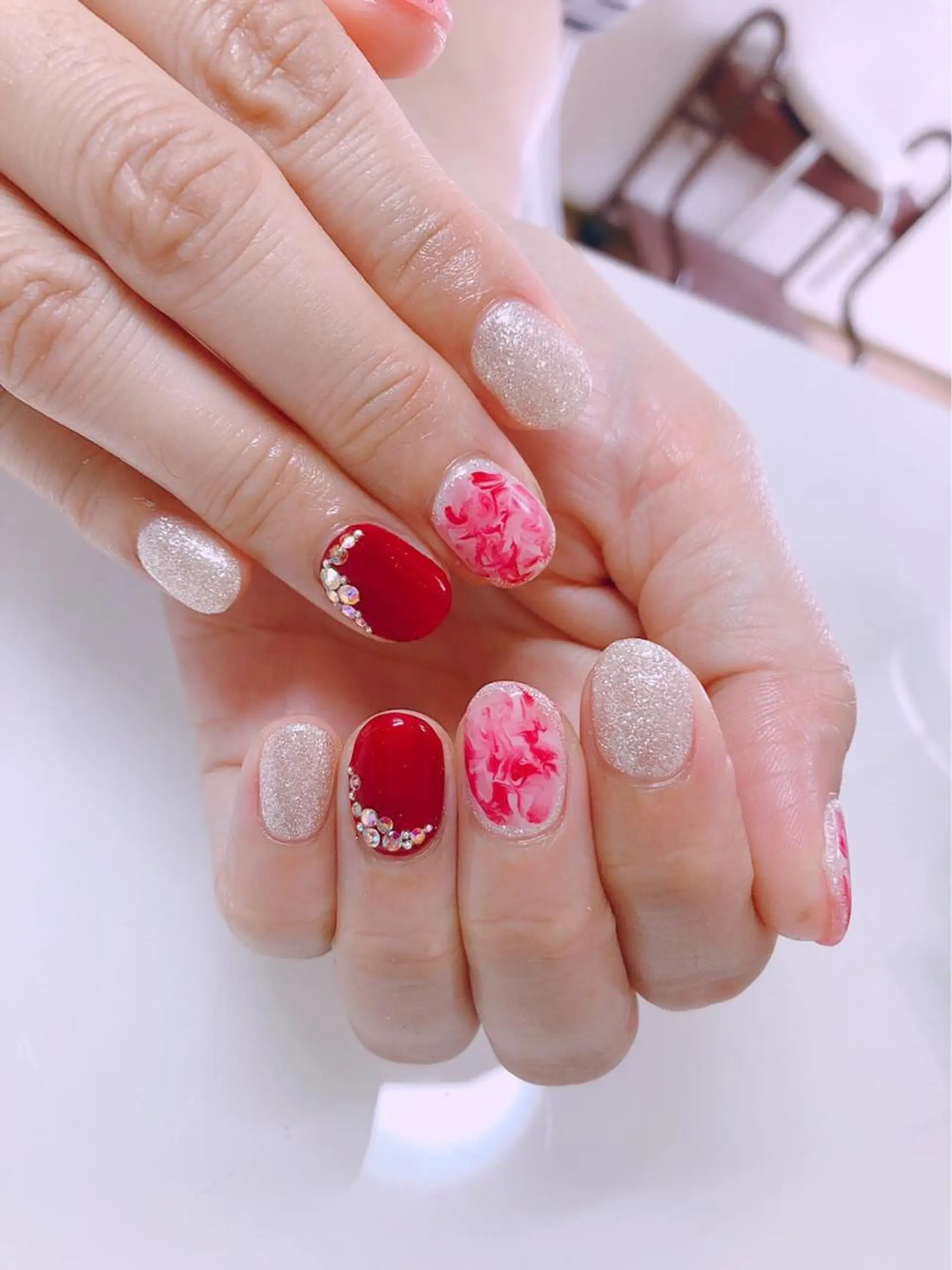 ネイル フットネイル グリーン オフィスネイル ワンカラーネイル Lily Roseスタッフ一同のマツエク・マツパデザイン