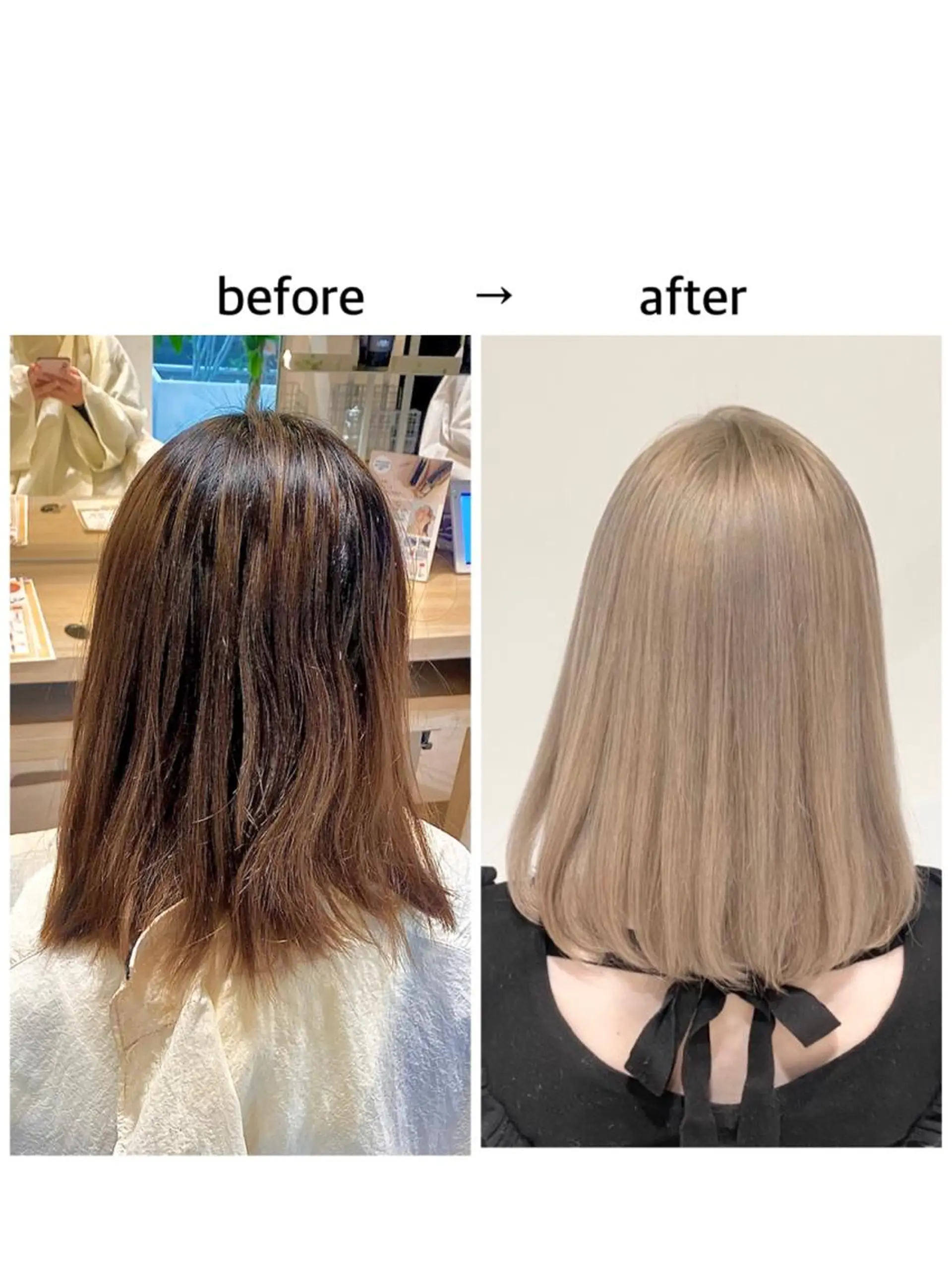 ミディアム カラー カット ヘアカラー トリートメント 雰囲気引き出す ✨大人レディのヘアスタイル