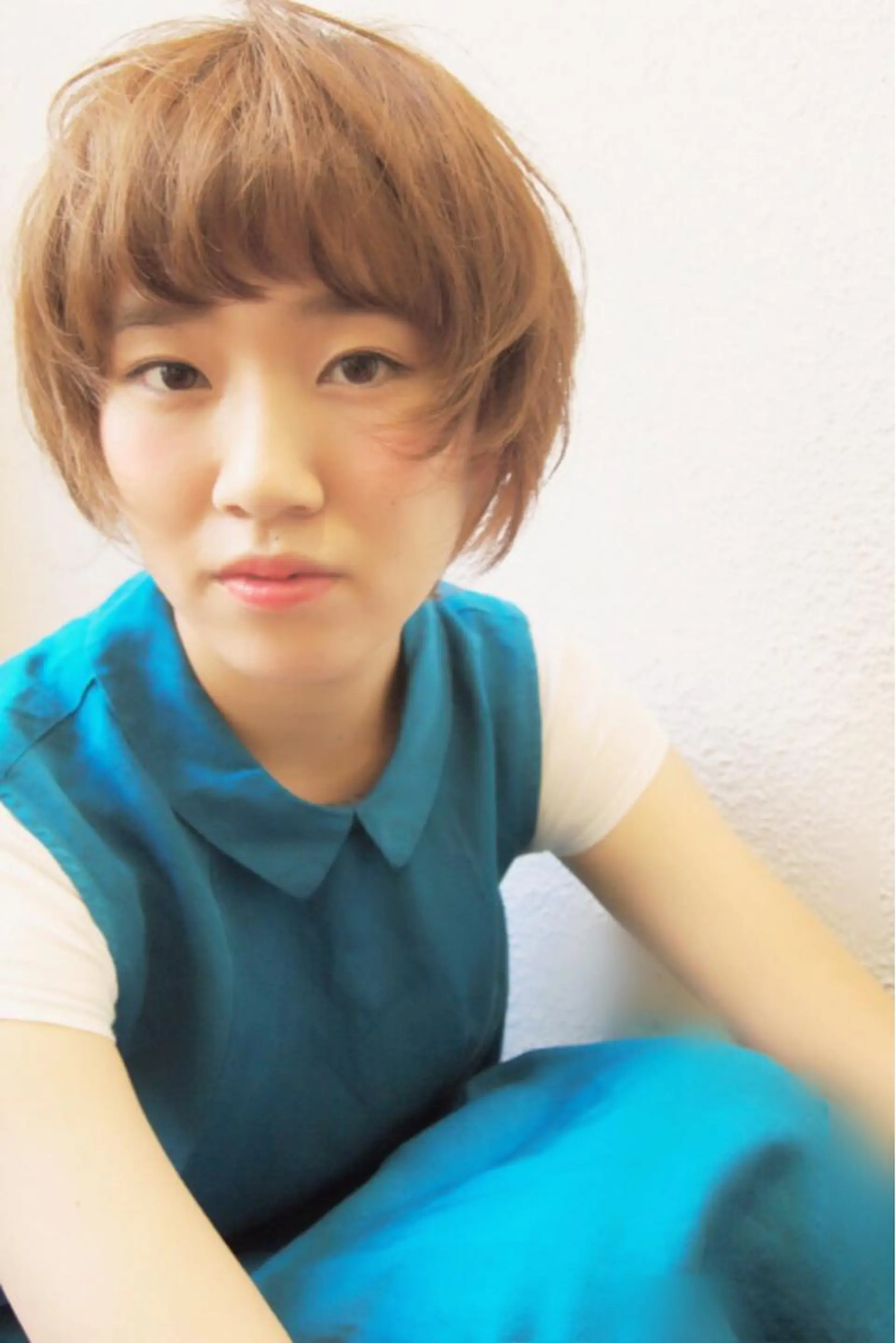 ショート カラー ハイトーンカラー ショートヘア 小木曽智美 /ボブ/ショートのヘアスタイル