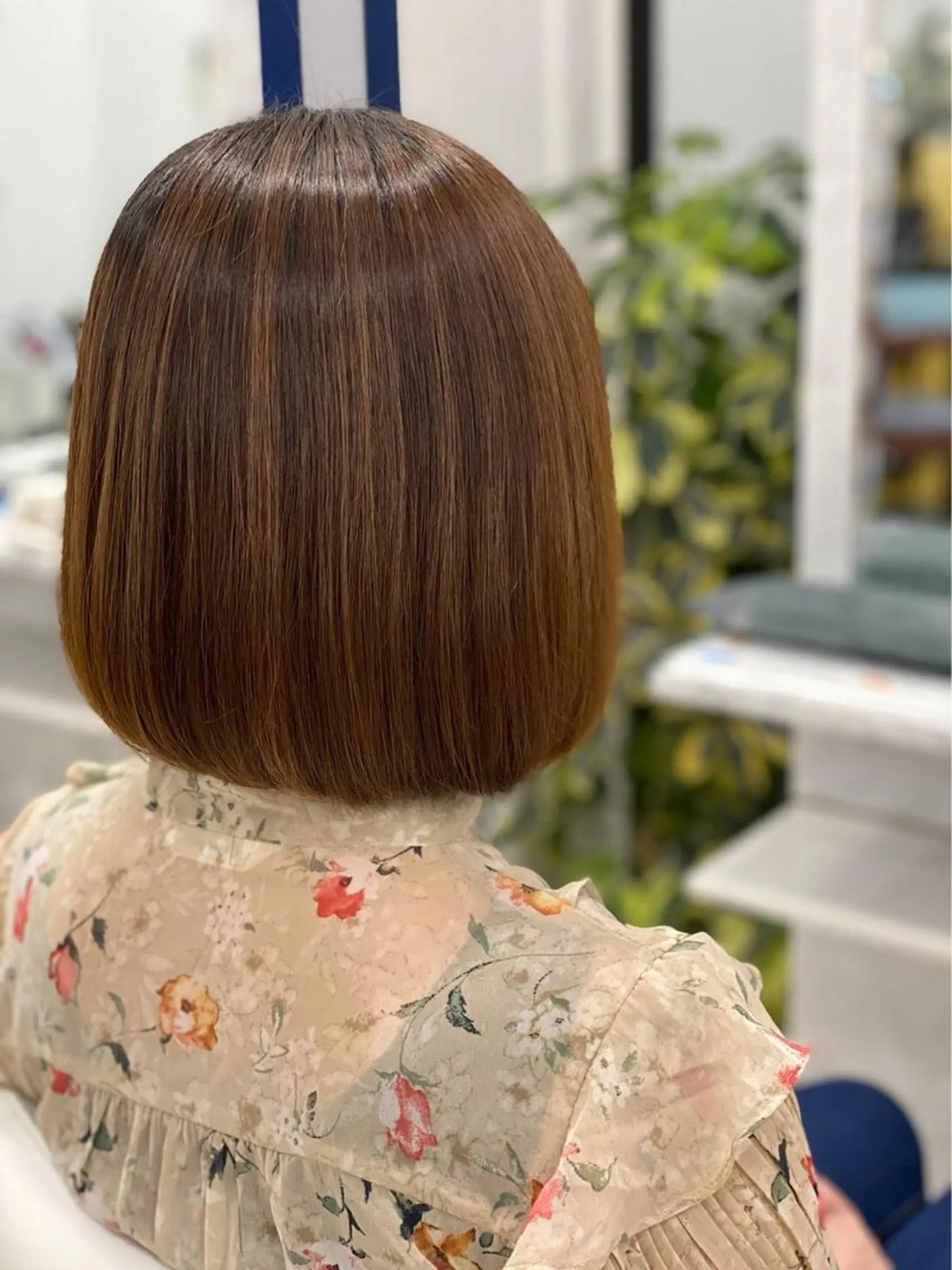 ミディアム 髪質改善 トリートメント カラー特化サロン ピリナ相武台前のヘアスタイル