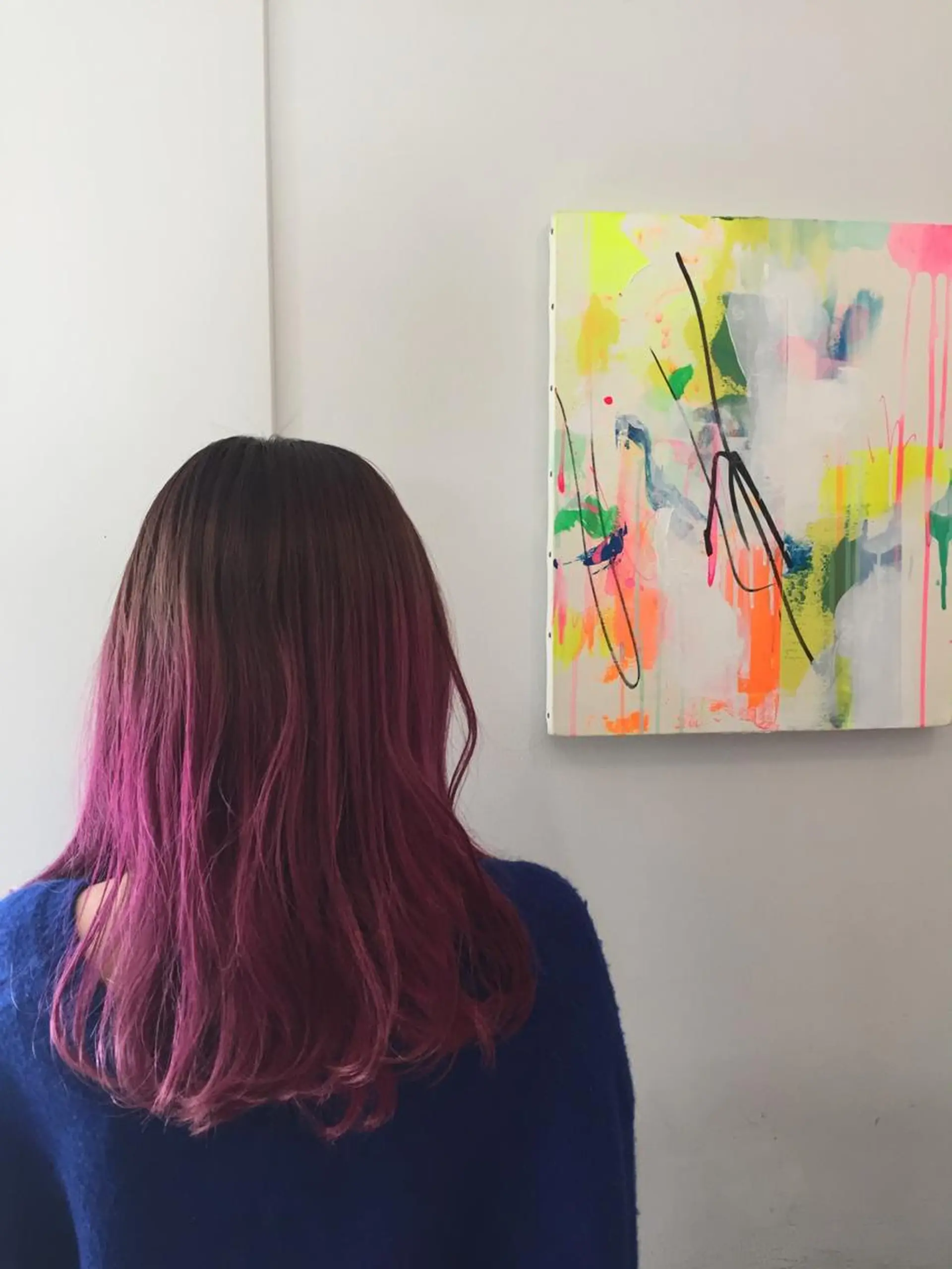 セミロング カラー 💘透明感カラー💘 沖本 将宏のヘアスタイル