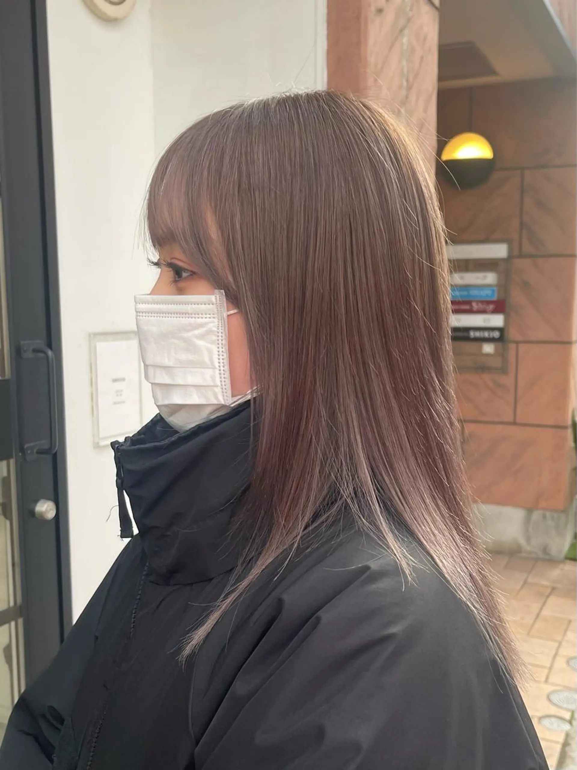 セミロング ヘアカラー トリートメント 園田 渉 ◤SHIKIO◢のヘアスタイル
