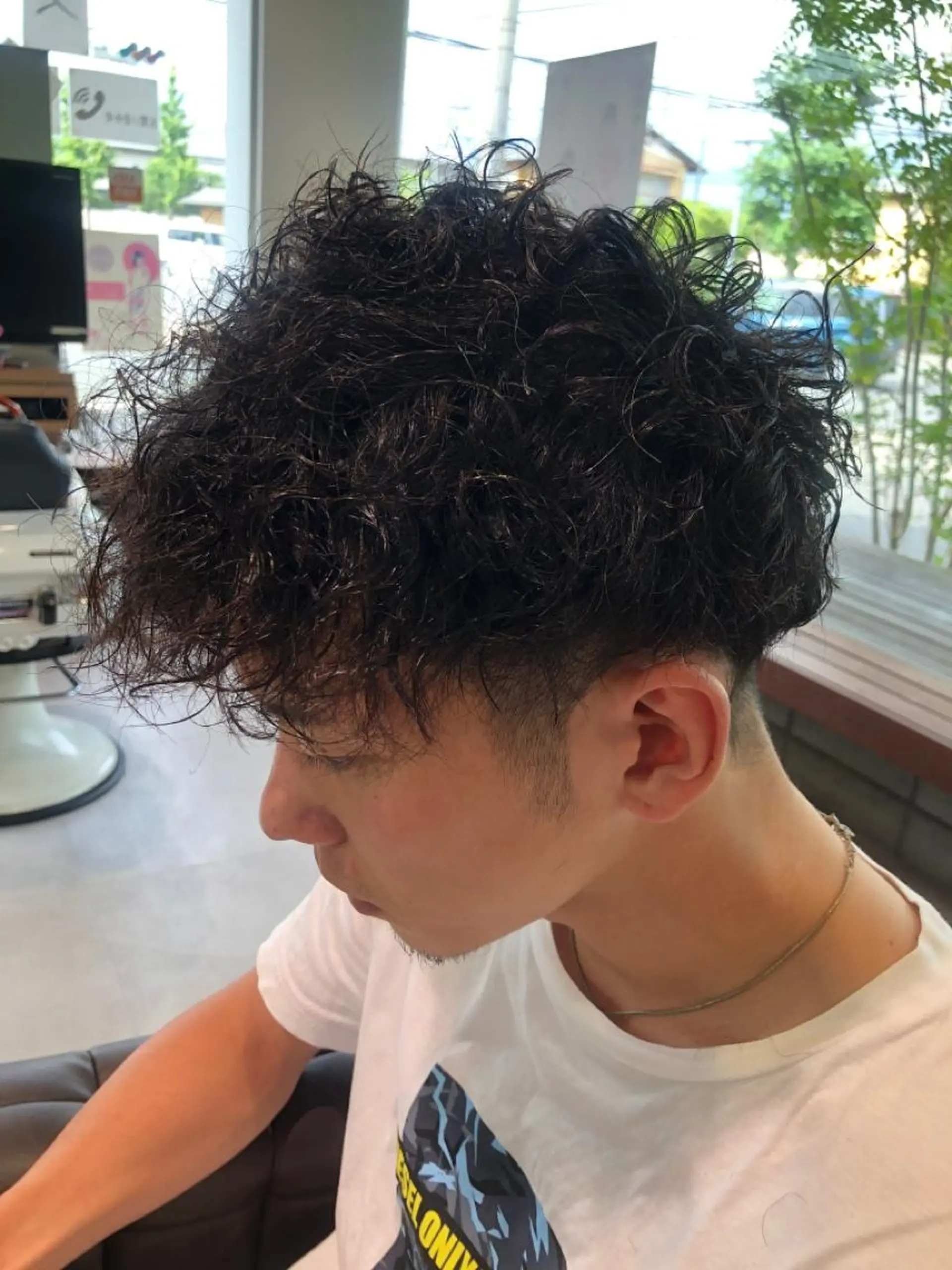 パーマ メンズ 森澤 一也のヘアスタイル