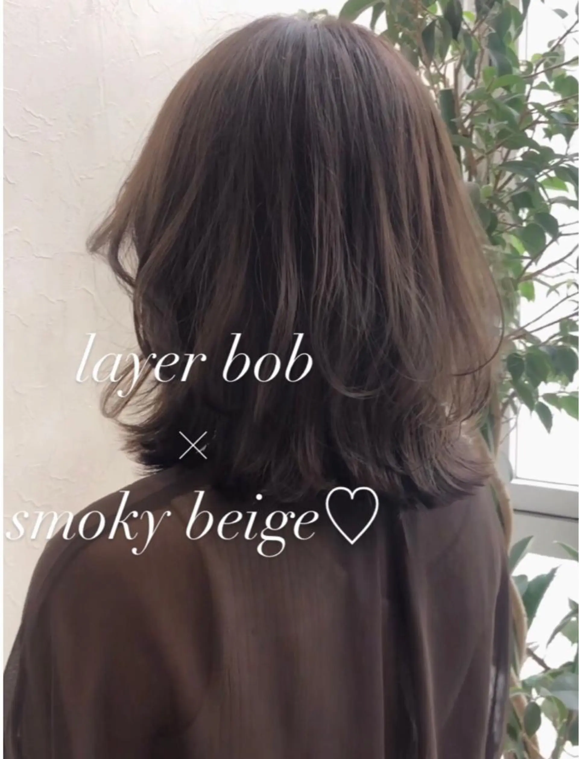 ミディアム カラー nakahara madokaのヘアスタイル