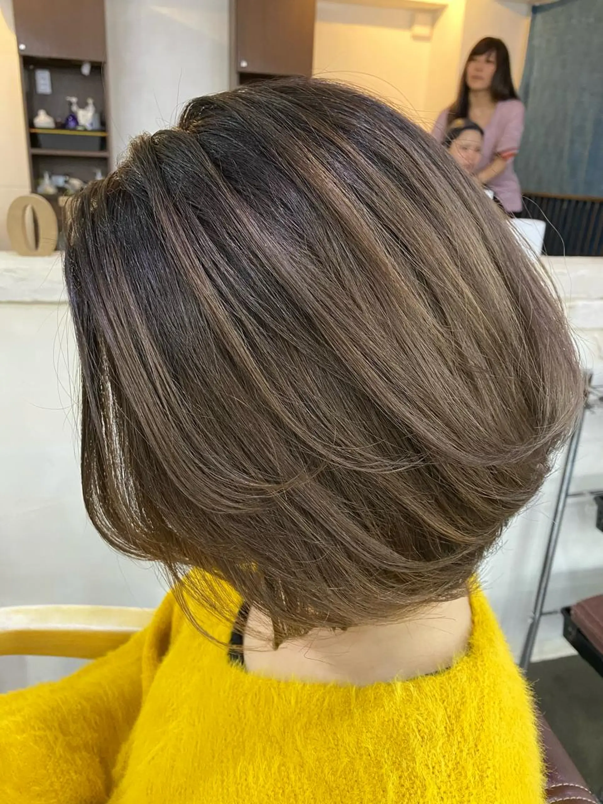 ショート カラー ヘアアレンジ 【艶髪×韓国風】 毛流れ職人 RYOのヘアスタイル