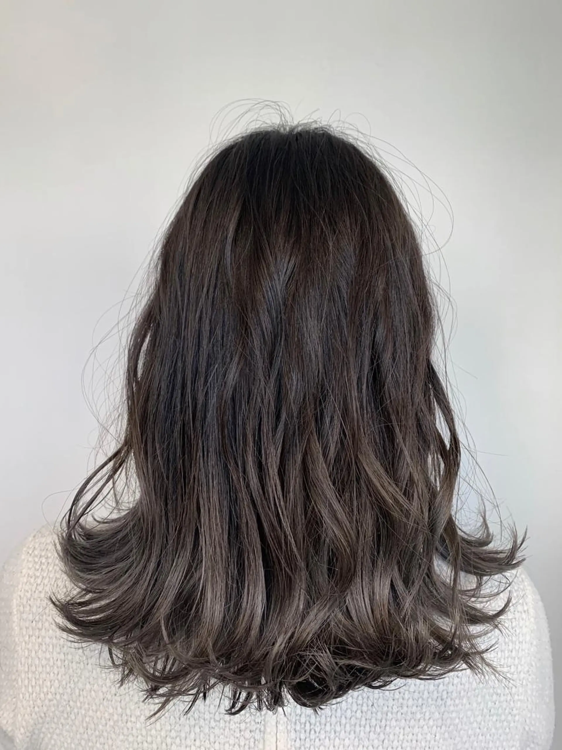 セミロング カラー 【azure横浜】 🧸misaki🌸のヘアスタイル