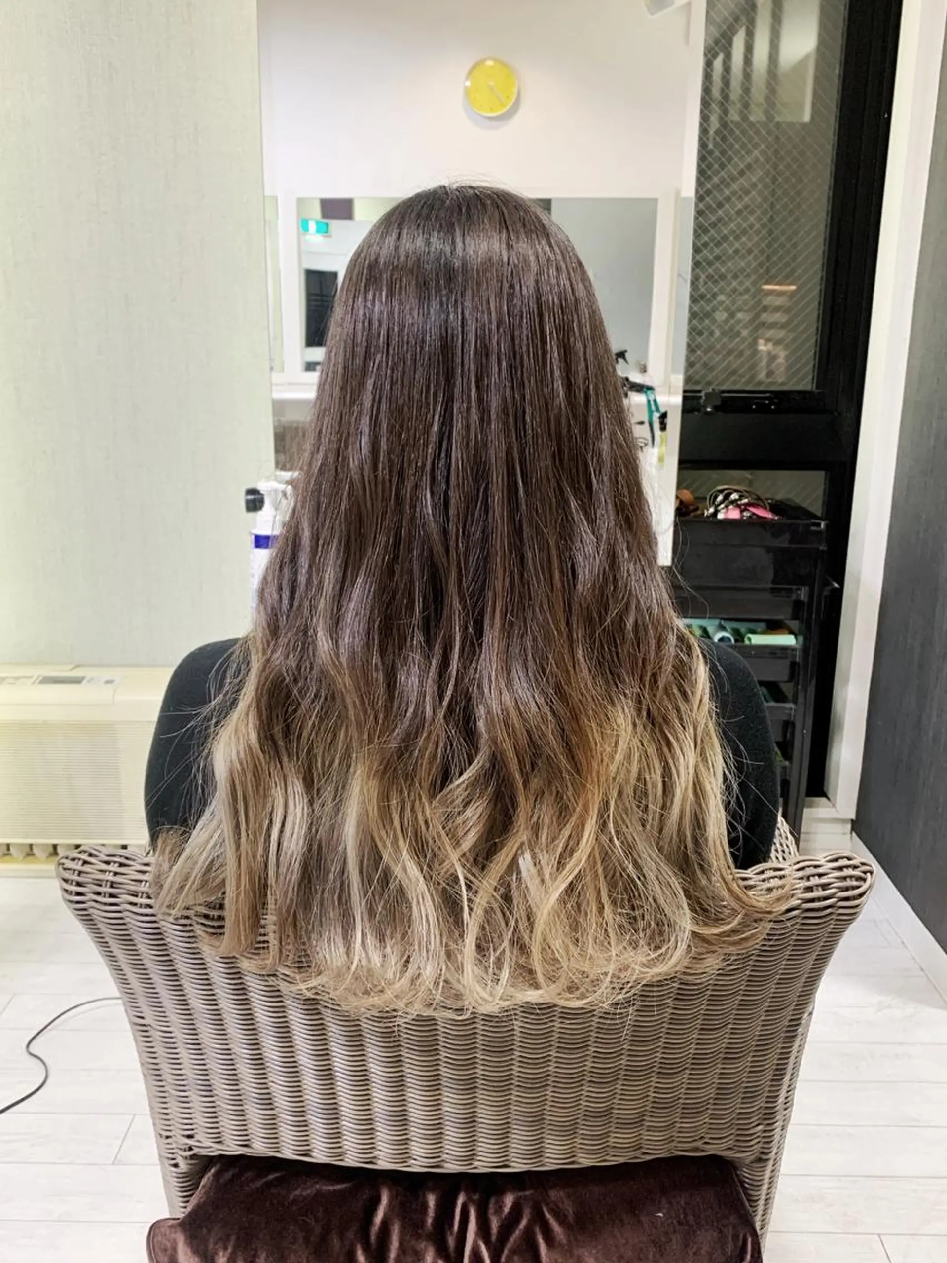 ロング カット ヘアカラー トリートメント マルナ本店 ペコのヘアスタイル