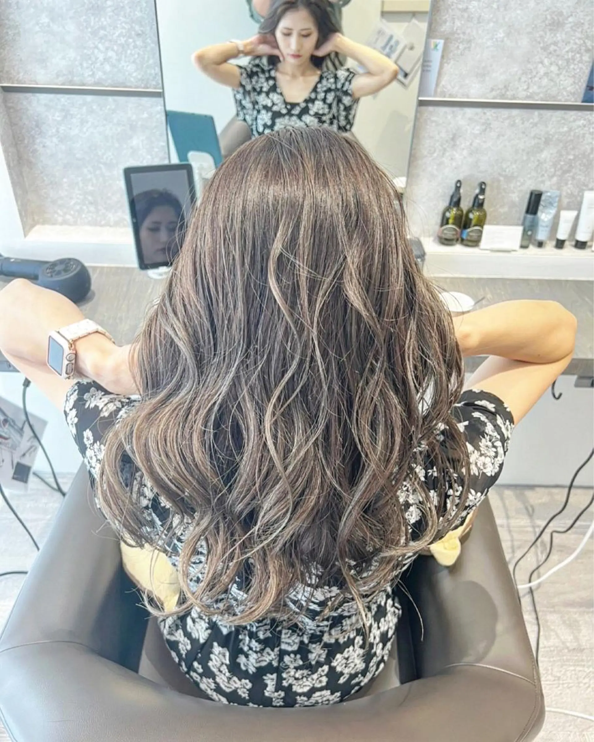 セミロング カラー カット ヘアカラー トリートメント MignonS 仙幸 大輔のヘアスタイル