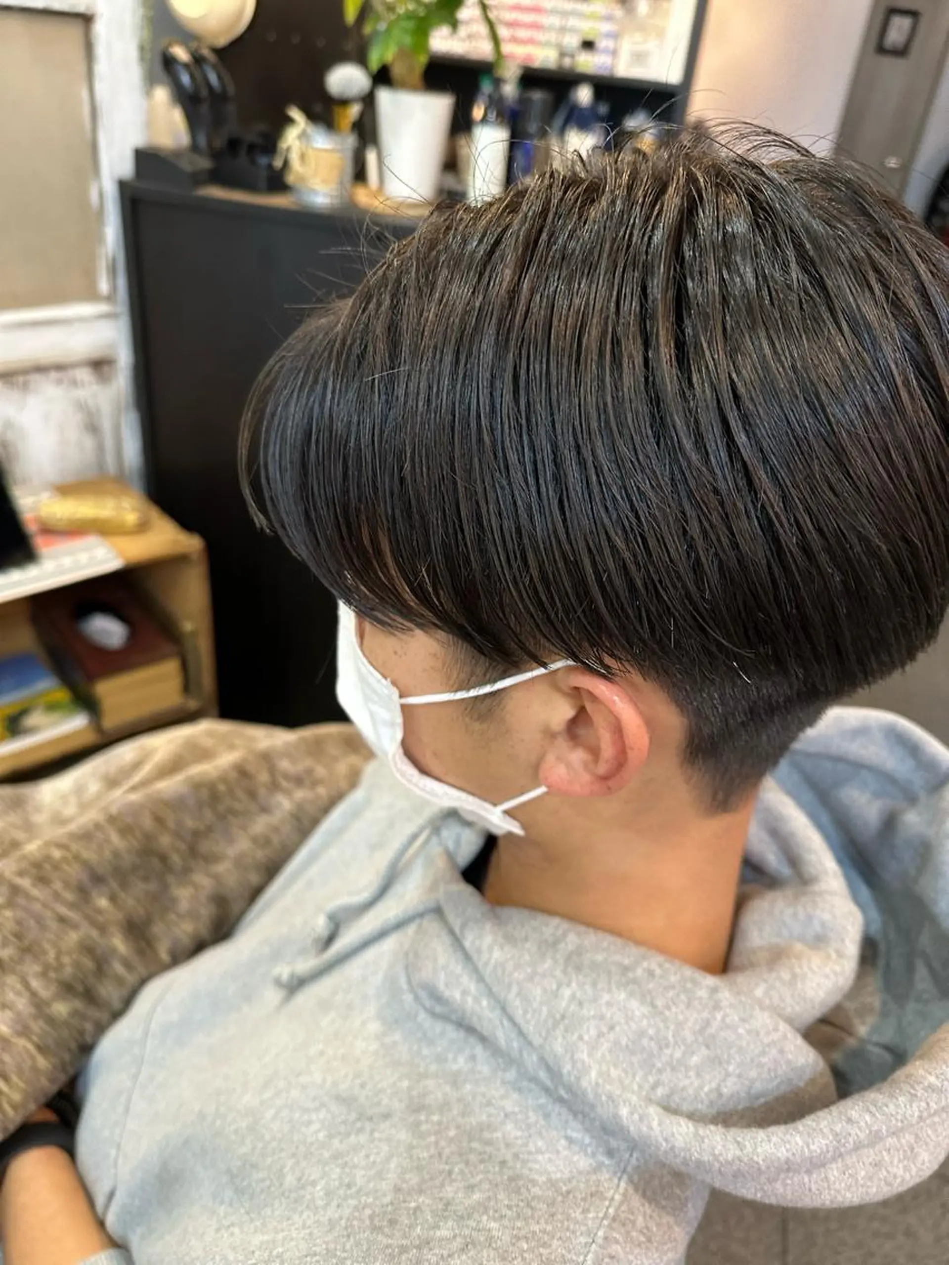 ショート メンズ センターパート カット 元住吉プランツヘアー ☘️丸山☘️のヘアスタイル