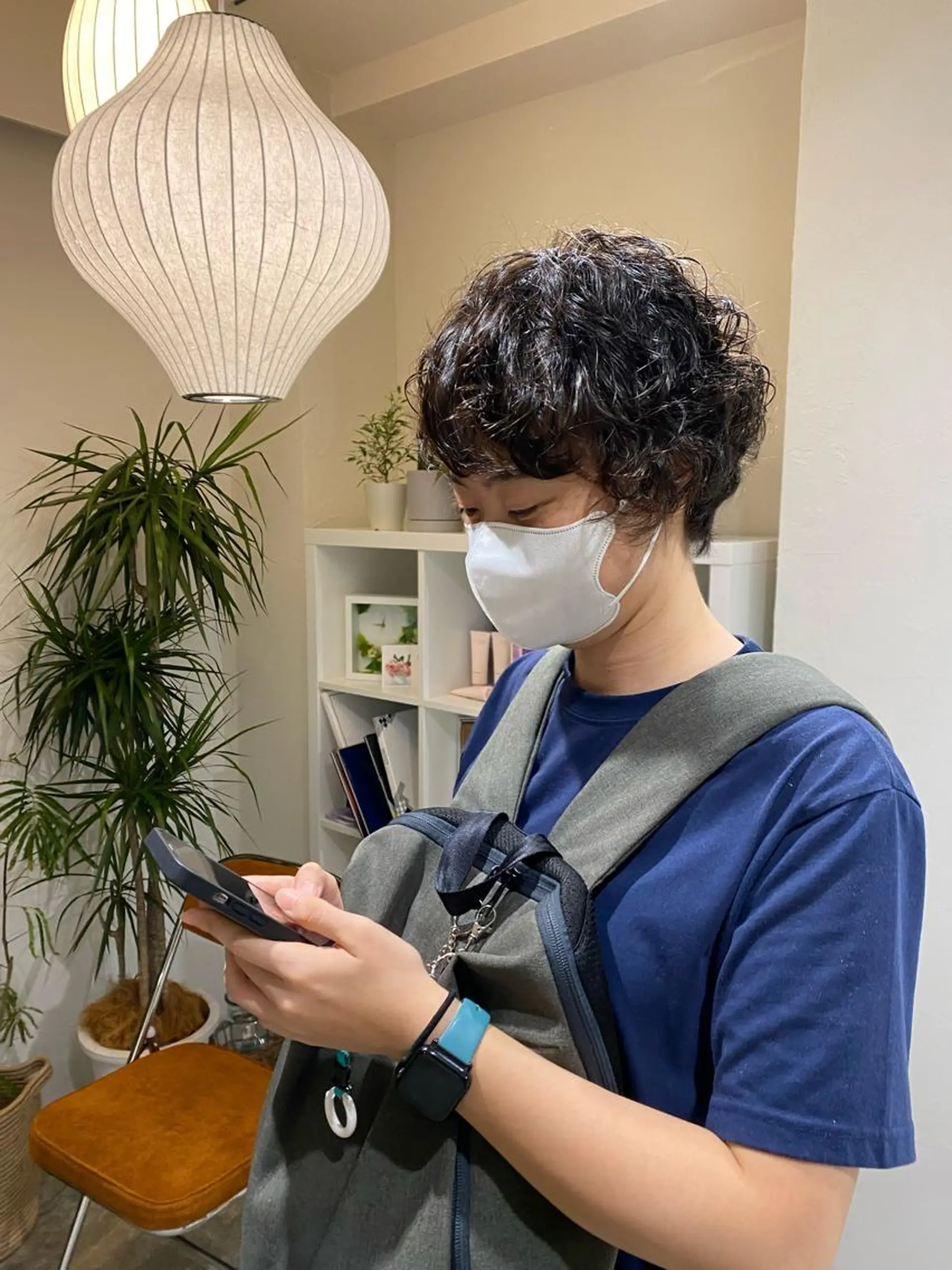 ショート Sabby氏川洸希 パーマのヘアスタイル