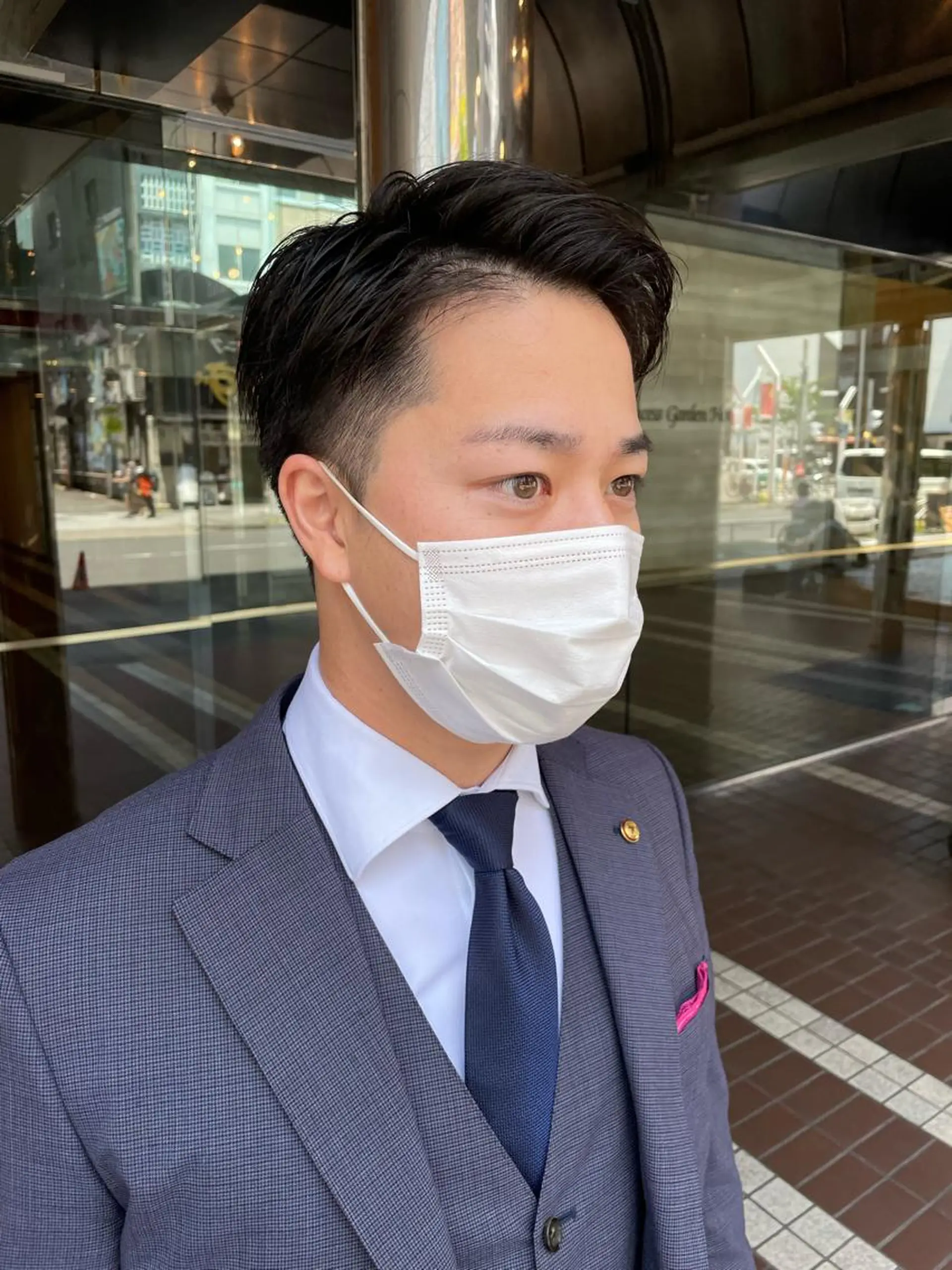 メンズ ビジネス 刈り上げ 富田 菜月のヘアスタイル