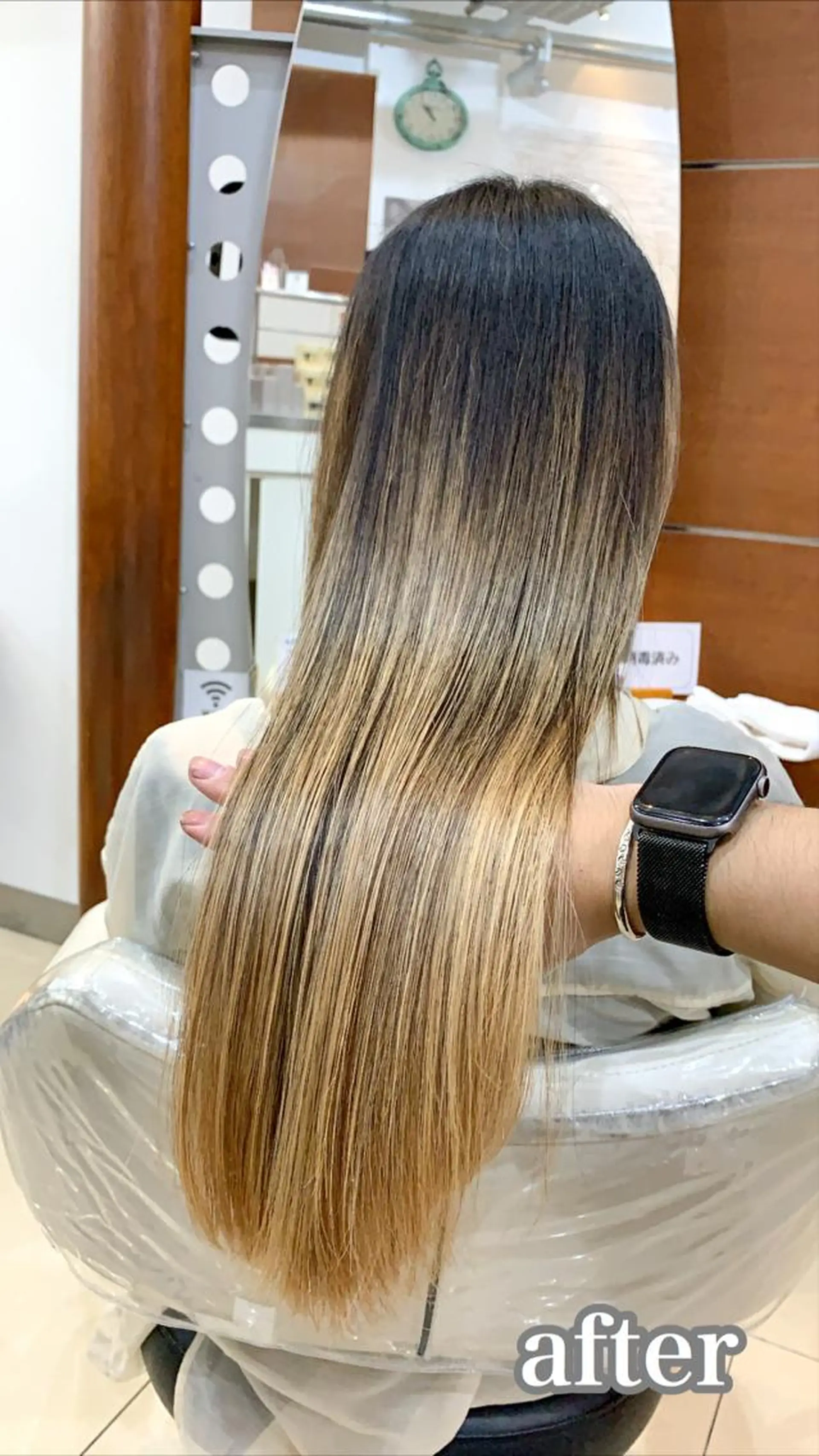 ロング 縮毛矯正/髪質改善 /韓国風　山川春輝のヘアスタイル