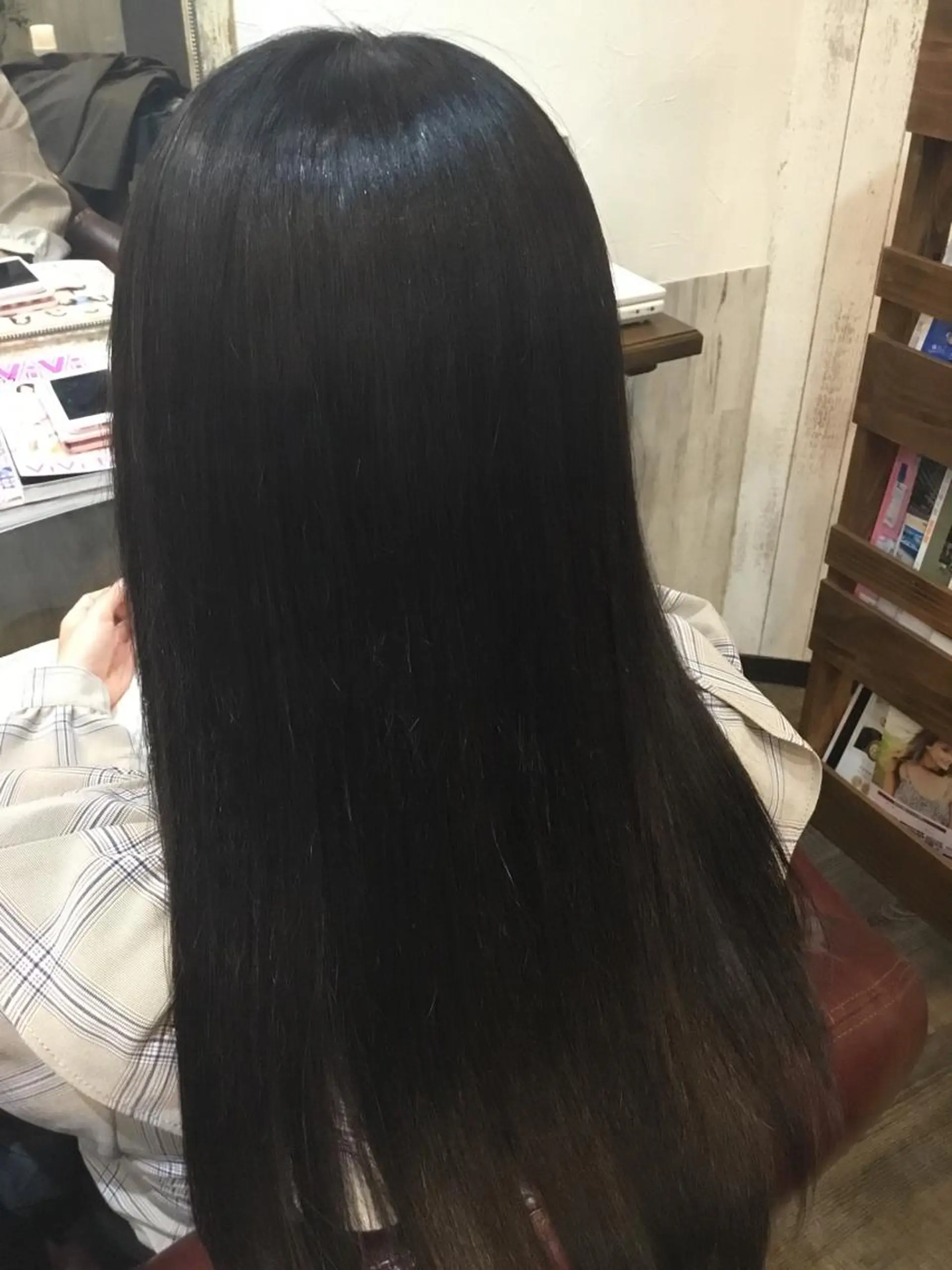 ロング パーマ 金崎 新吾のヘアスタイル
