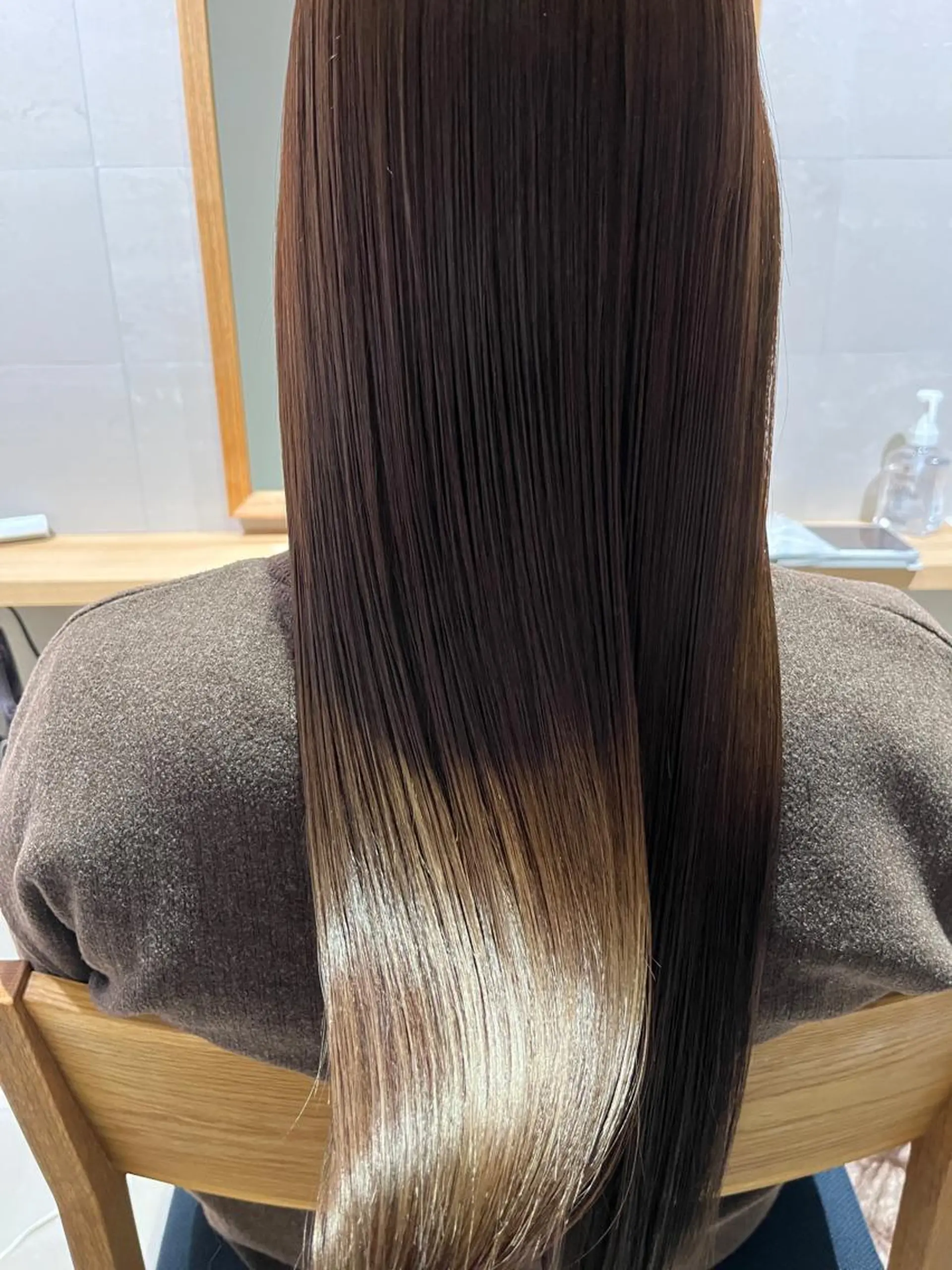 ロング カット ヘアカラー トリートメント 東梅田徒歩5分☆髪質 改善☆笹次ユウタのヘアスタイル