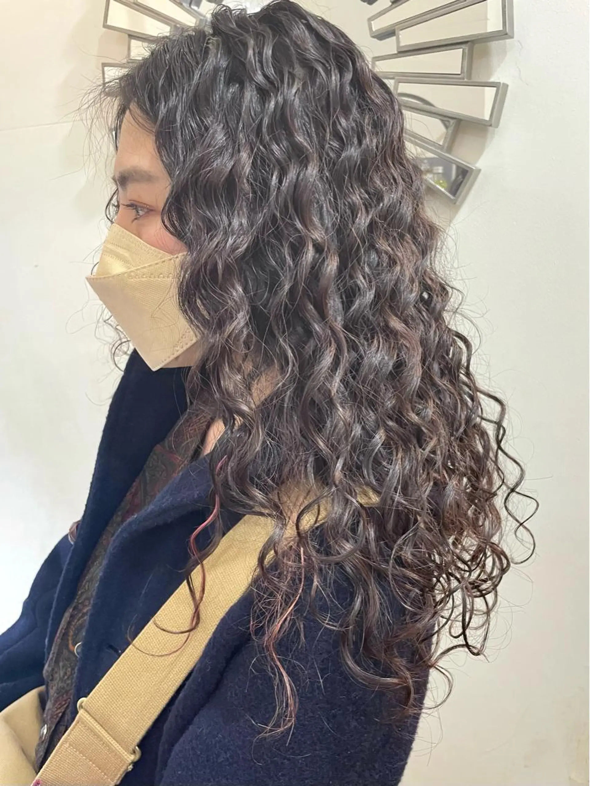 ロング カット パーマ おおたけ あゆみのヘアスタイル