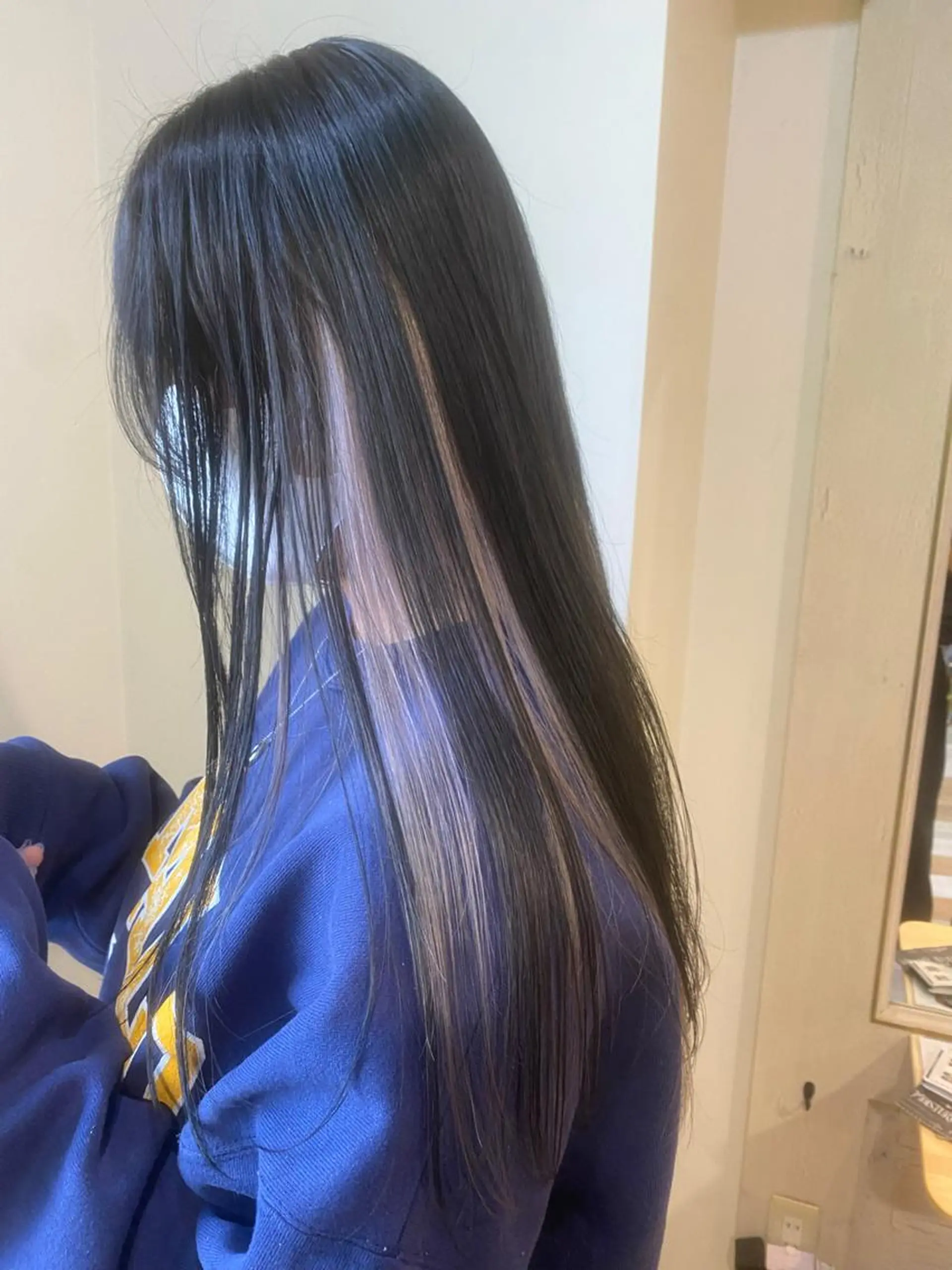 ロング カラー ブリーチ デザインカラー インナーカラー ボブ ウルフカット ヘアカラー 🌈デザインヘア職人 Kaede🌈のヘアスタイル