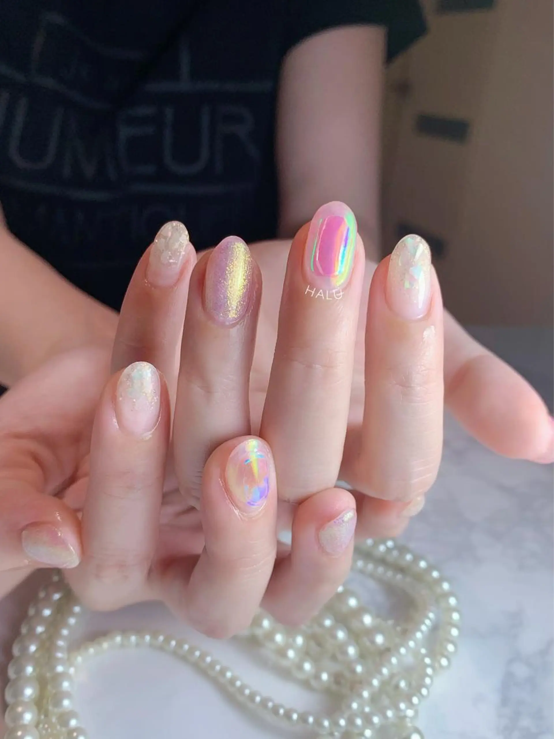 ネイル キラキラネイル HALU ハルのネイルデザイン