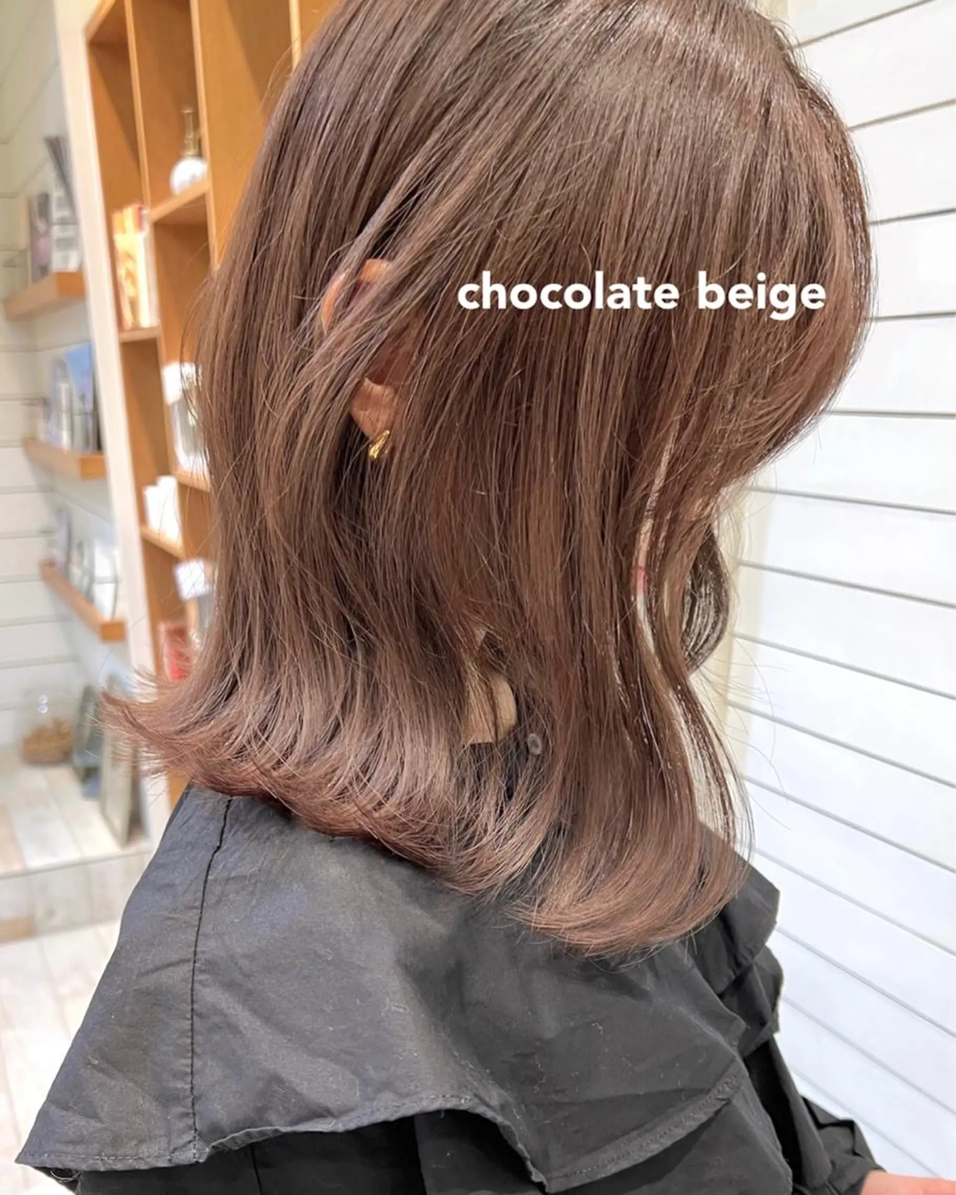 ミディアム カラー ベージュカラー ヘアカラー トリートメント 赤み消し/透明感 🪽◝✩ 武者春花のヘアスタイル