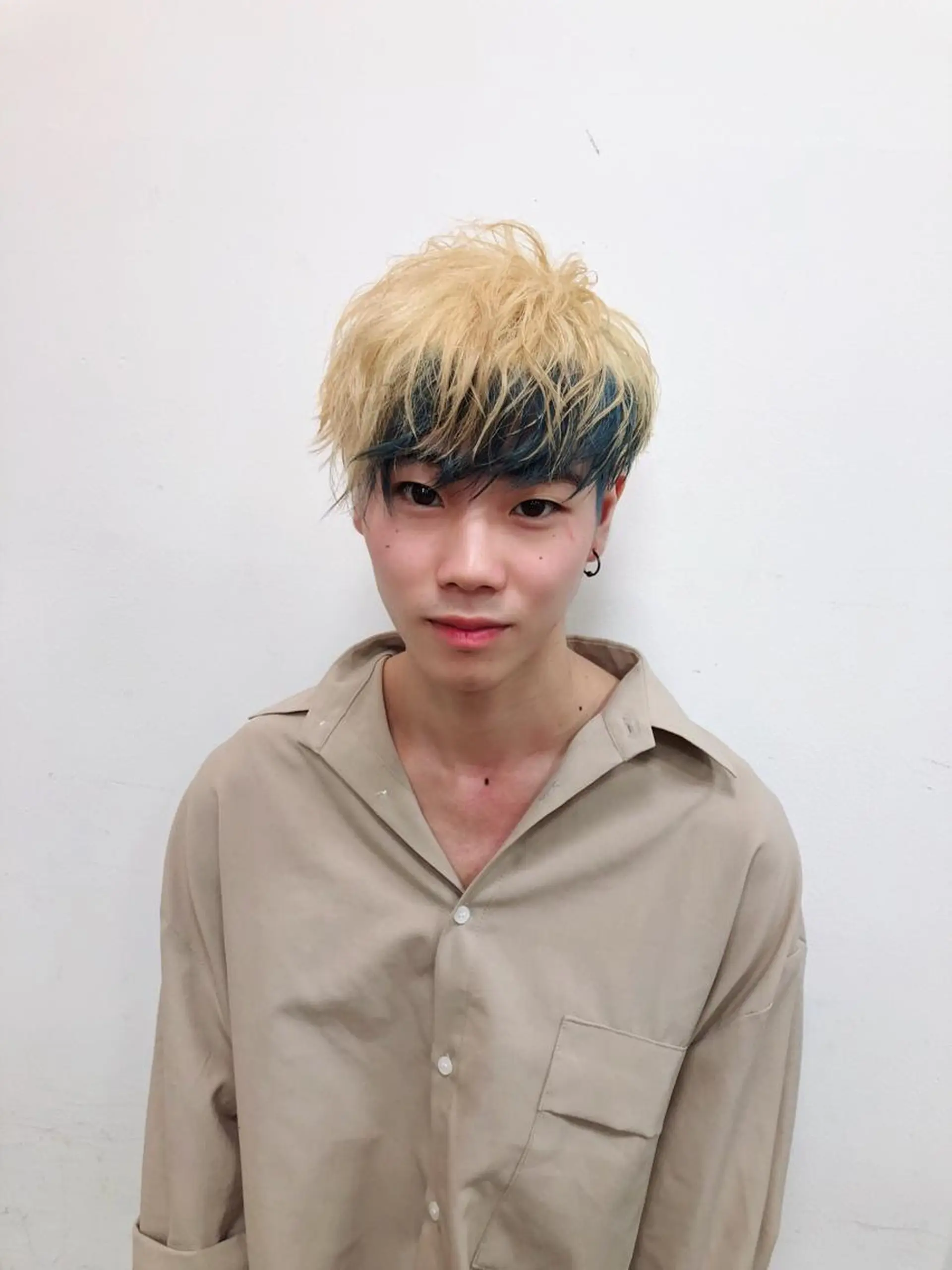 ショート カラー パーマ メンズ 千葉 恭兵のヘアスタイル