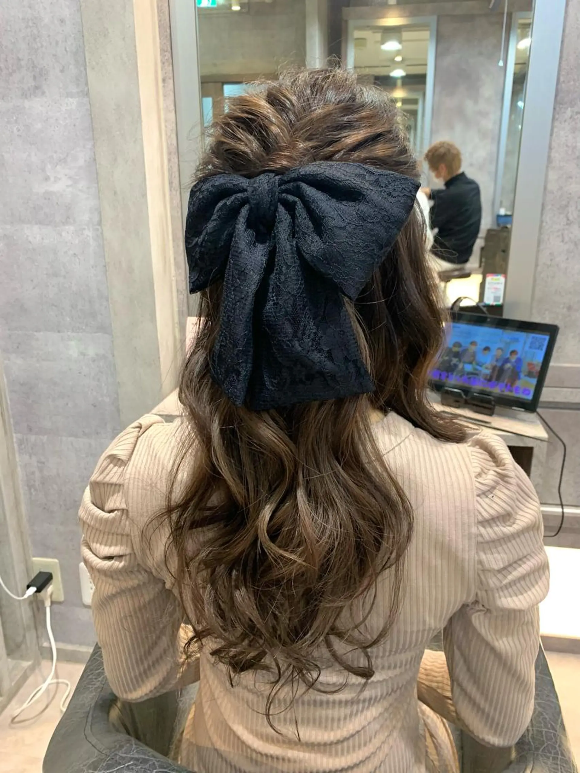 ヘアアレンジ ハーフアップ B E C H I C O〔べち子〕のヘアスタイル