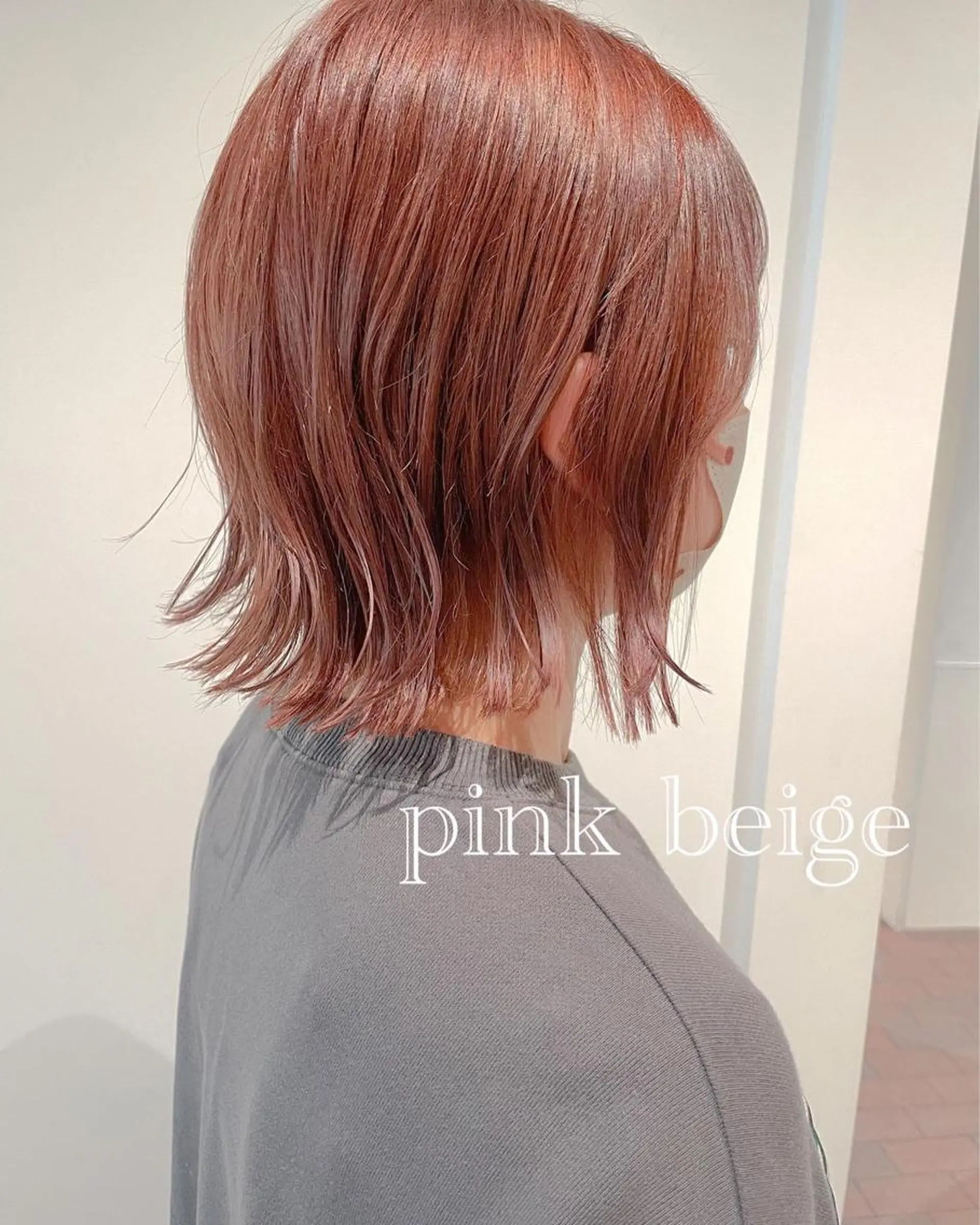 ミディアム くびれヘア 韓国風ヘア 似合わせカット 小顔カット ヘアカラー トリートメント カラー得意【梅田】 瀧本友梨乃のヘアスタイル