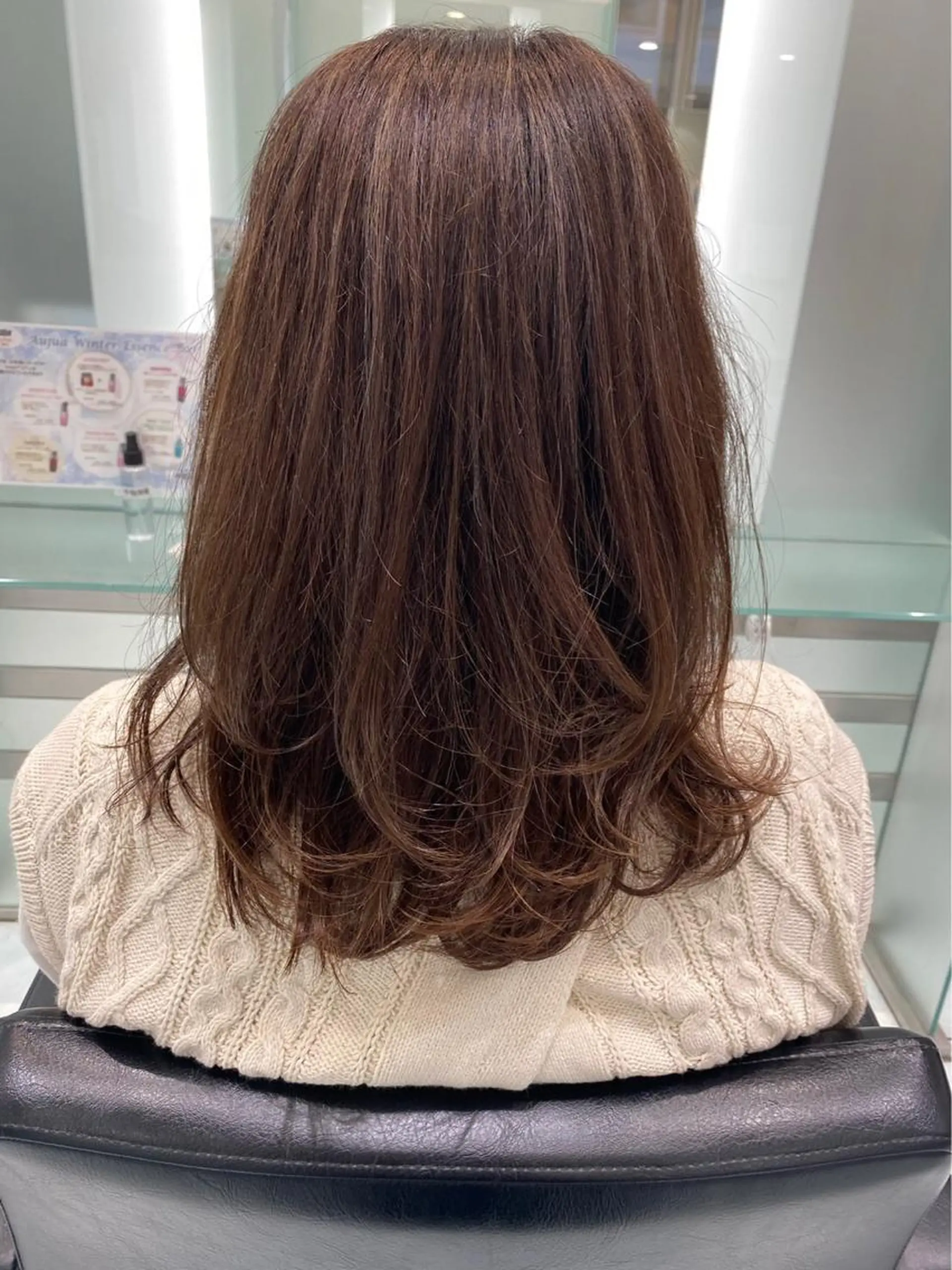 セミロング カラー 磯山 直貴のヘアスタイル
