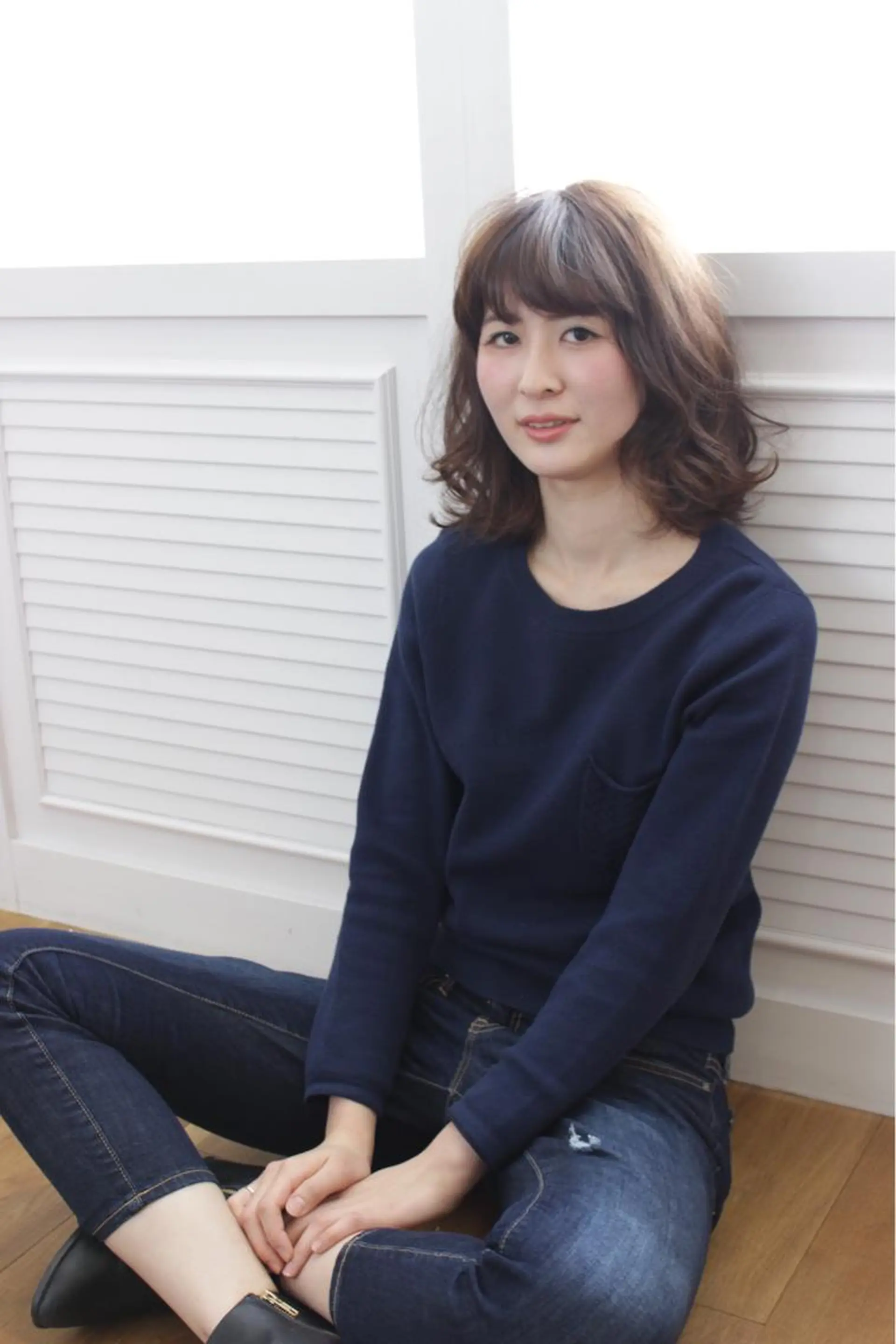 ミディアム カラー 平尾駅直結/徒歩0分 イノセントヘアのヘアスタイル