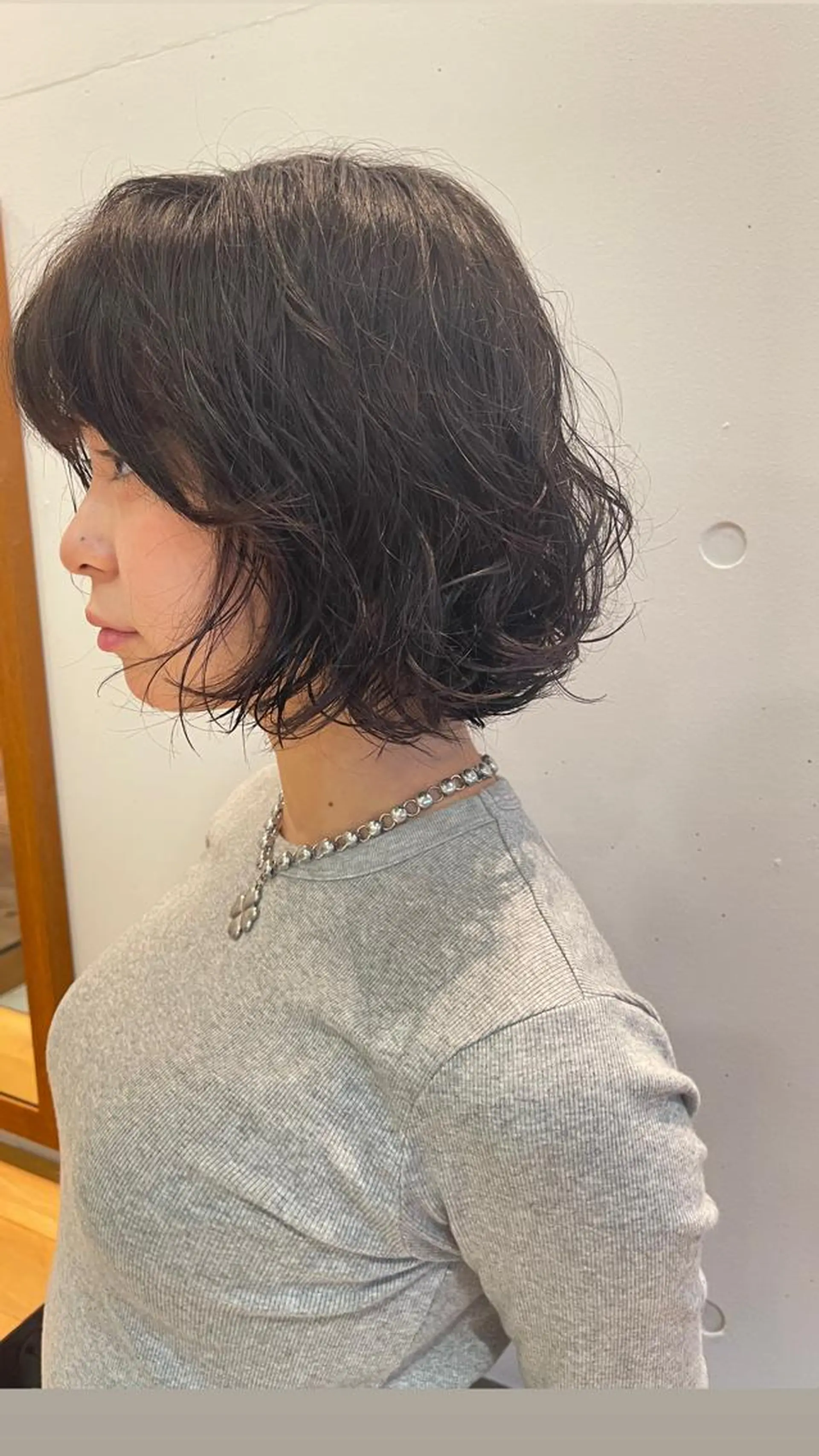 パーマ デジタルパーマ パーマ トリートメント 三浦 仁美のヘアスタイル