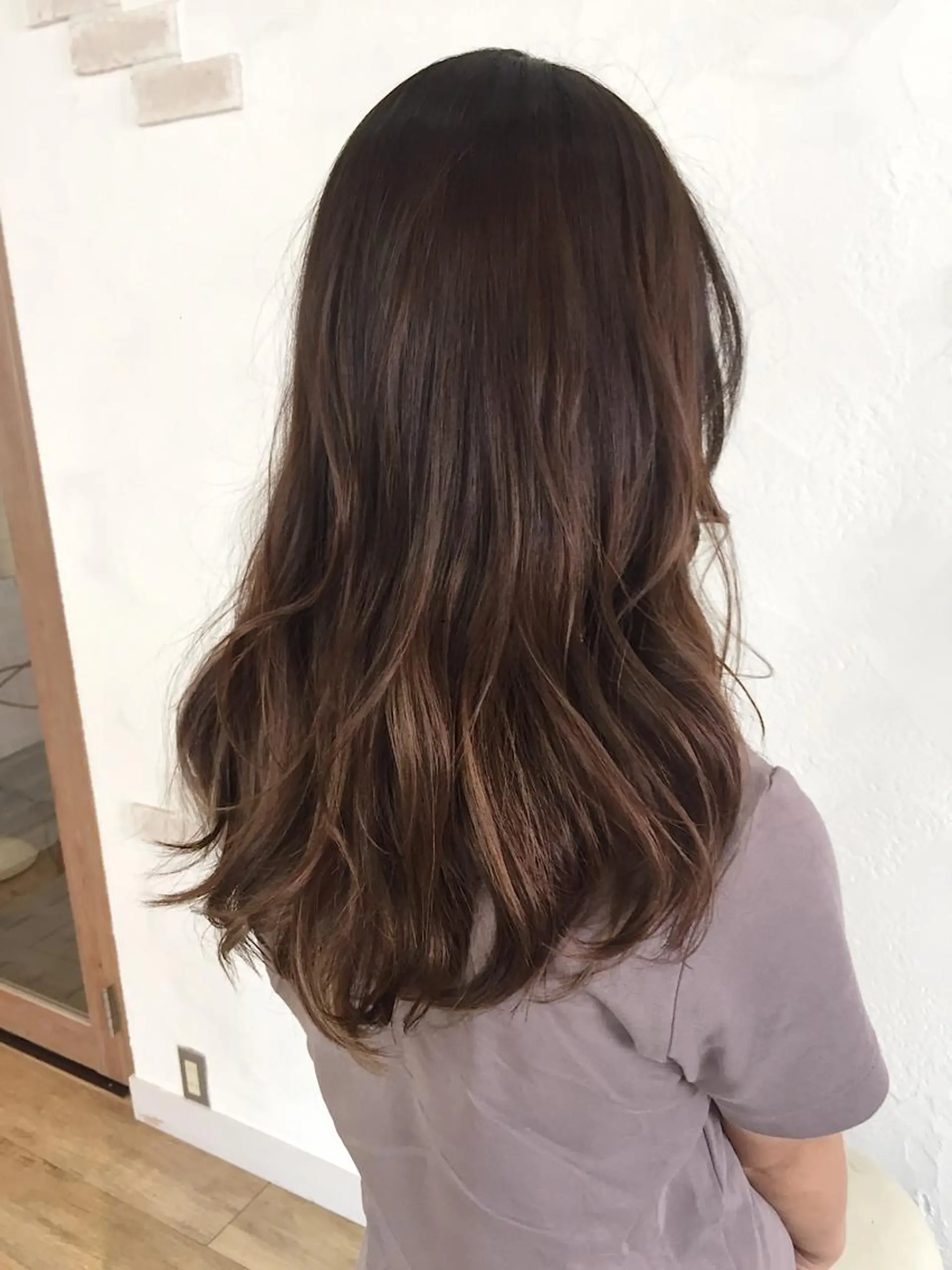 セミロング カラー ヘアアレンジ ハットリ /北習志野のヘアスタイル