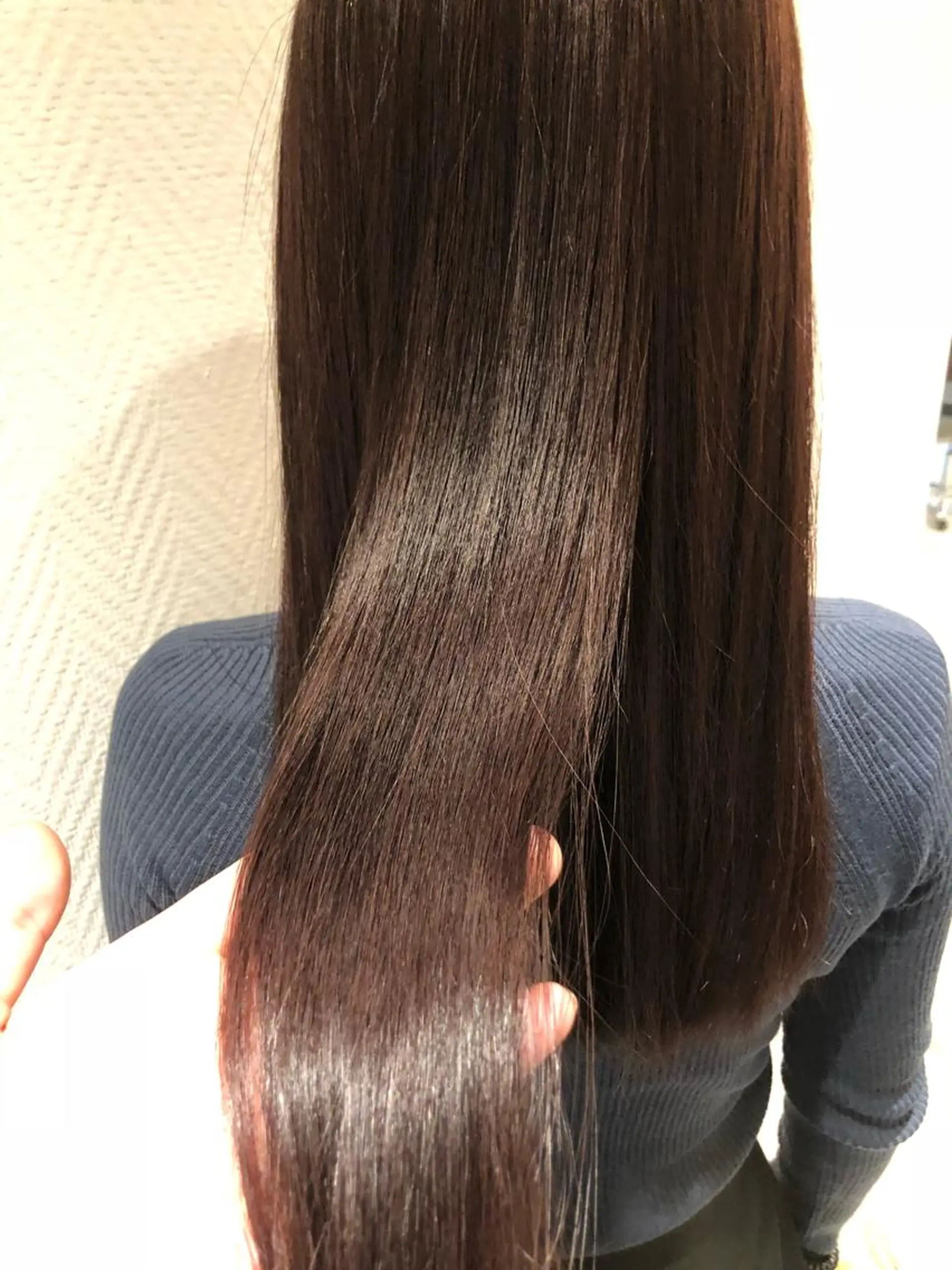 ロング カラー ブラウンカラー ラベンダーカラー 銀座/美髪縮毛矯正 /髪質改善/山本翔華のヘアスタイル