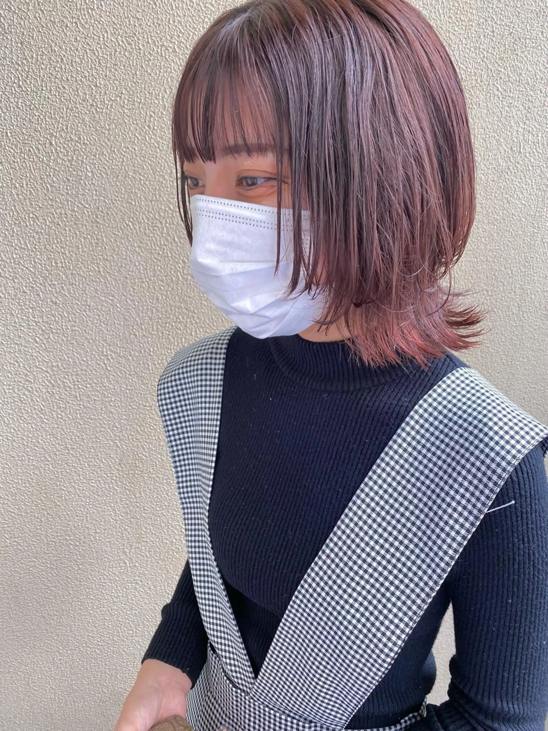 ミディアム ボブ ウルフカット 武内 凌レイヤーカット🐺のヘアスタイル