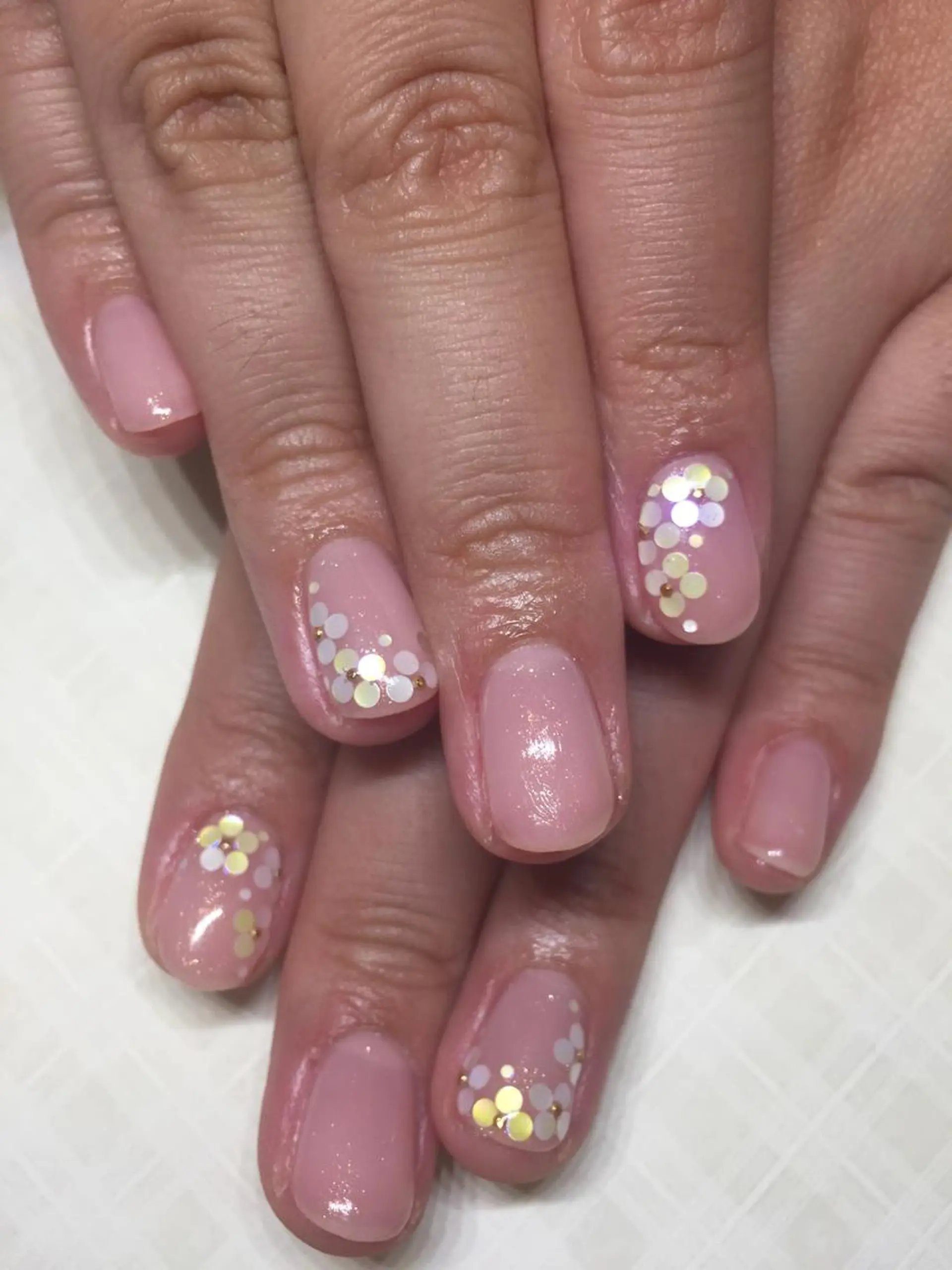 ネイル アートネイル ホログラムネイル ワンカラーネイル S HARUKAのネイルデザイン