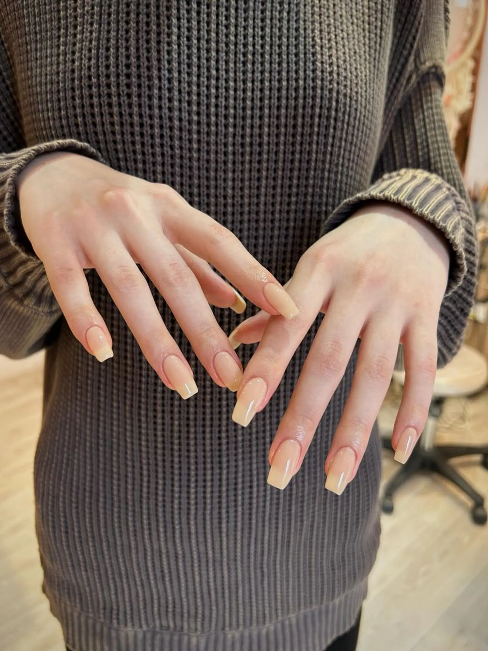 ネイル ワンカラーネイル Chipieee manamiのネイルデザイン