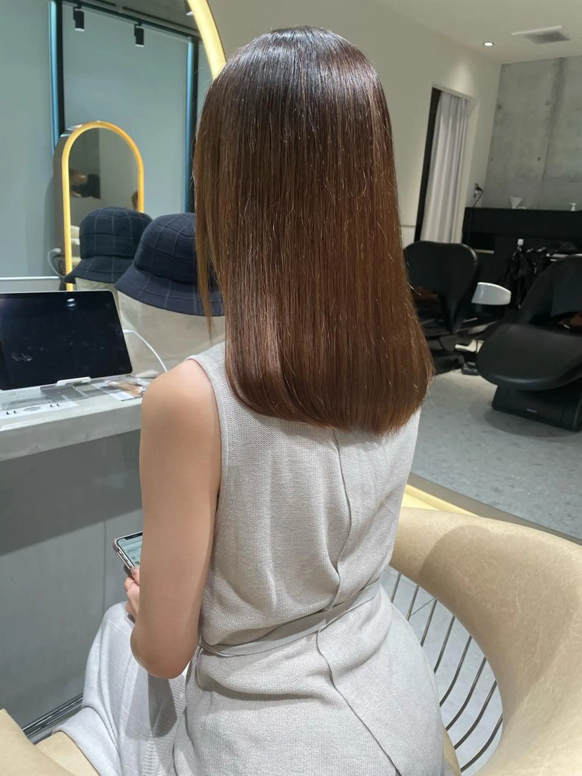 セミロング 《髪質改善✖️オリー ブ🧸》小嶋拓也のヘアスタイル